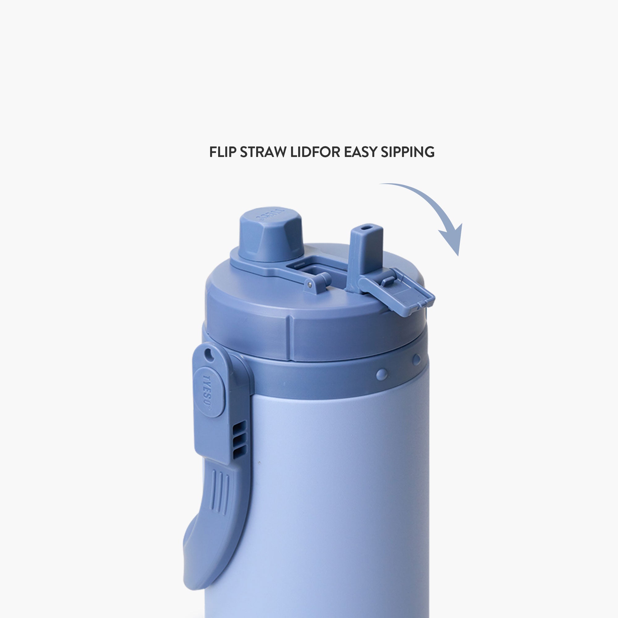 TYESO STOCK sports bottle flip straw lid #color_blue