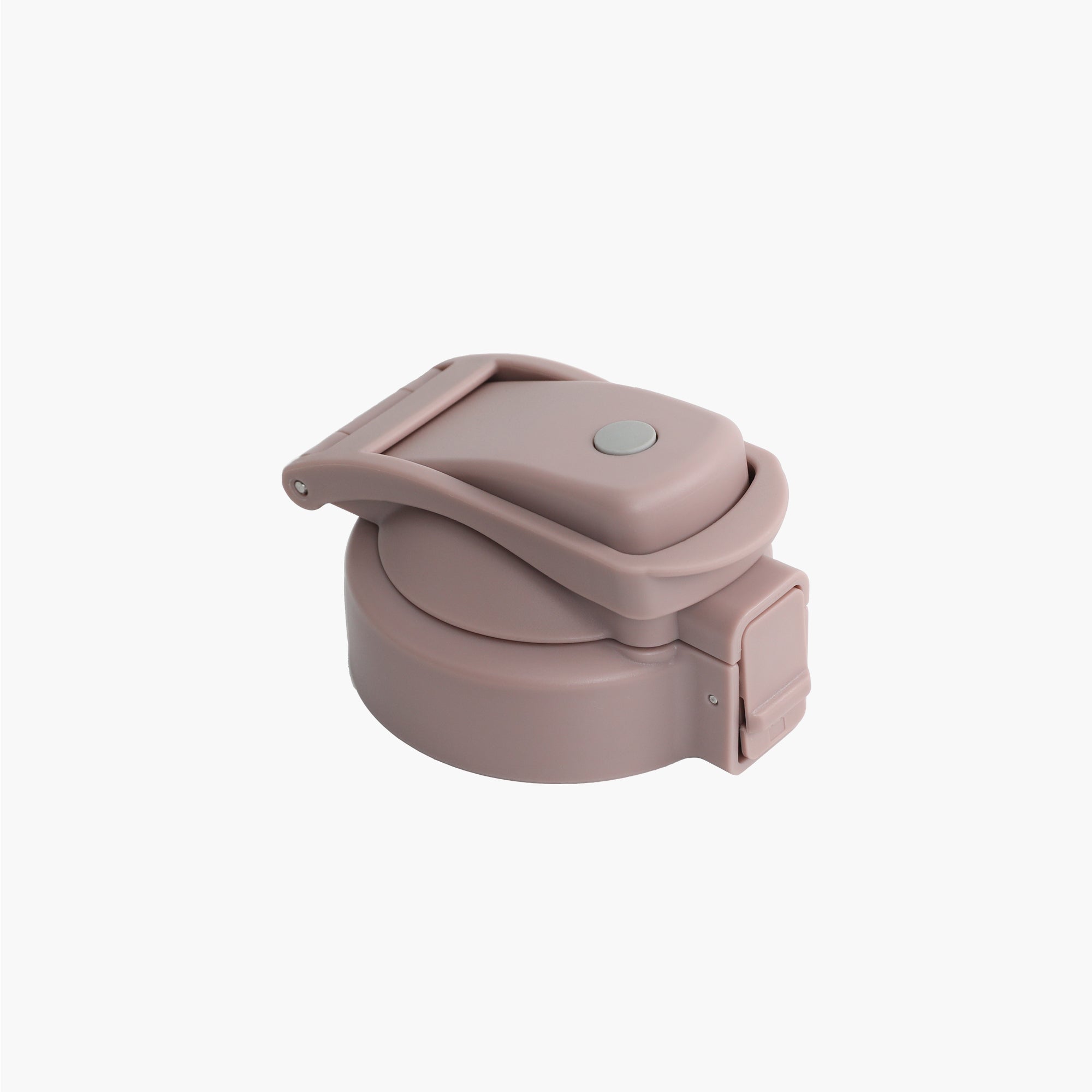 Top view of pink replacement lid for TYESO SURGE Sports Bottle with Safety Lock #color_pink