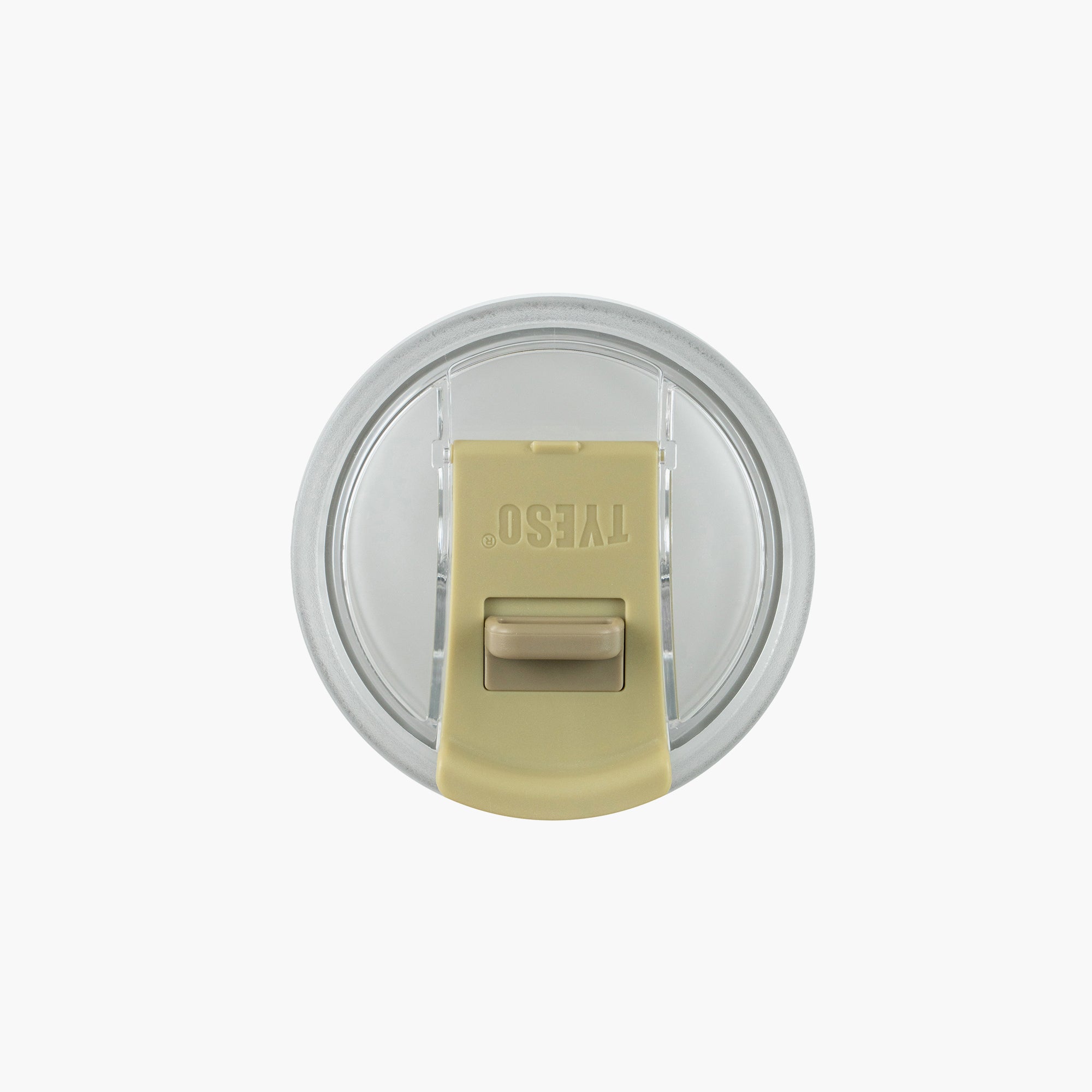 TYESO Replacement Lid for AURA Tumbler in Khaki, 34 oz – lid detail #color_khaki