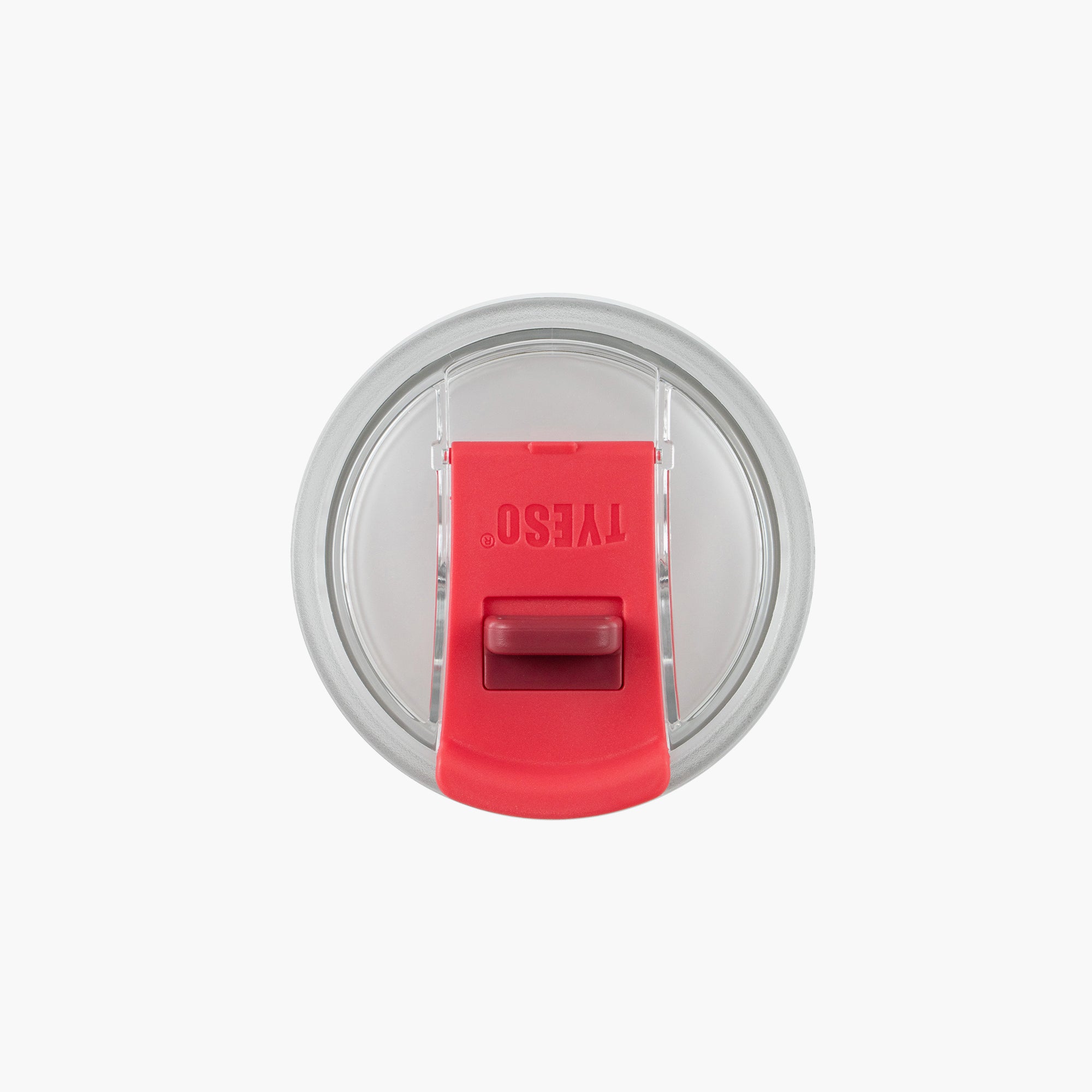 TYESO Replacement Lid for AURA Tumbler in Rose Red, 34 oz – lid detail #color_rose red