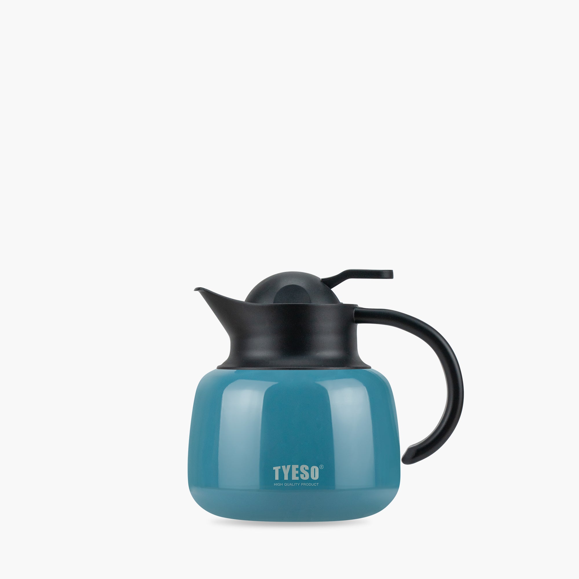 TYESO Vacuum Insulated Teapot with Strainer in Blue, 25 oz #color_blue