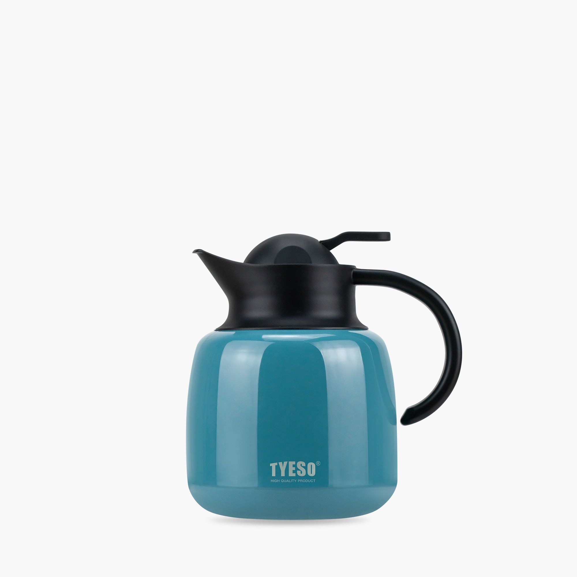 TYESO Vacuum Insulated Teapot with Strainer in Blue, 34 oz #color_blue