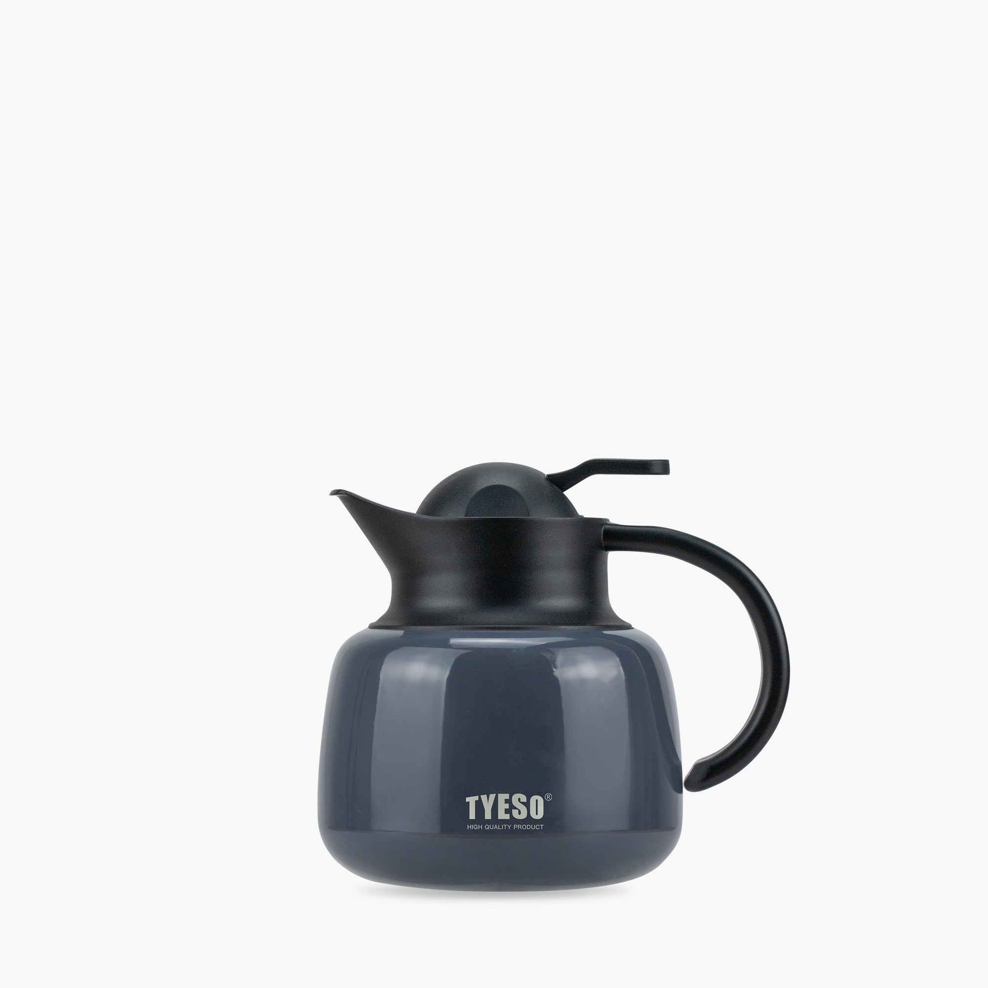 TYESO Vacuum Insulated Teapot with Strainer in Gray, 25 oz #color_gray