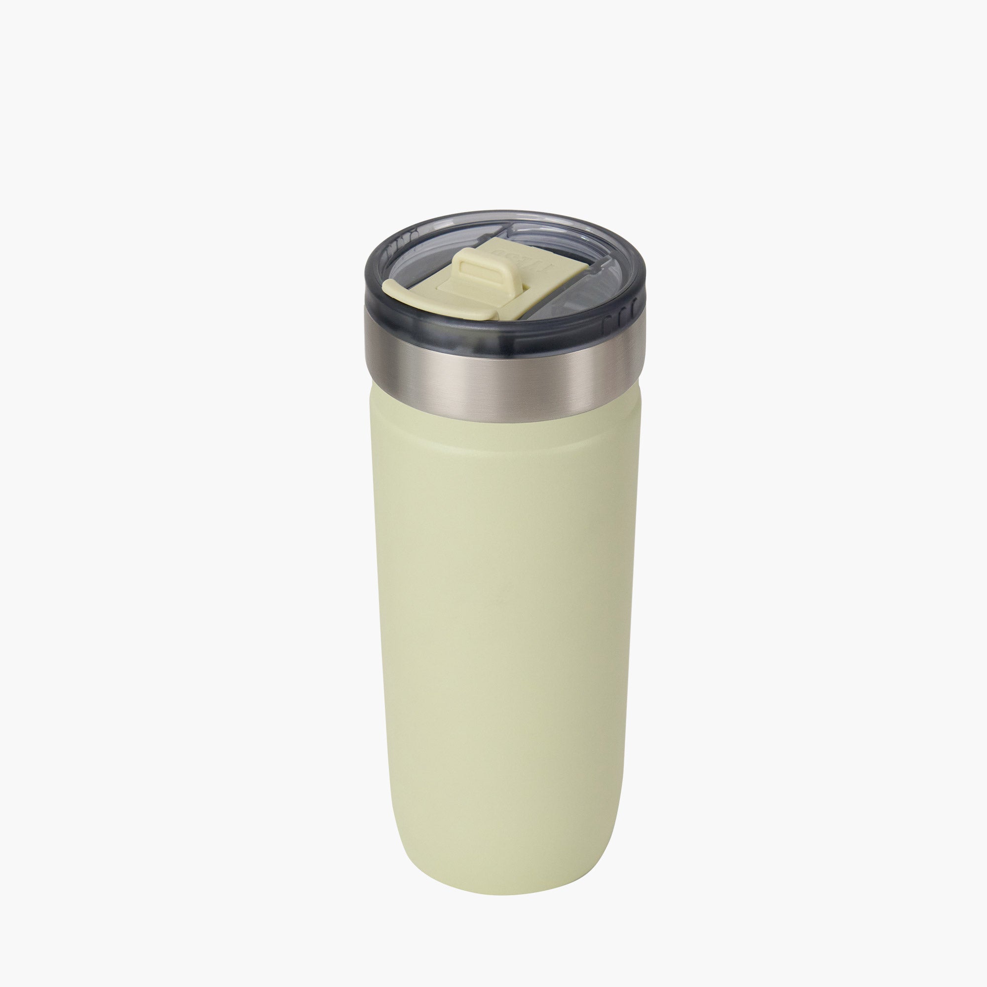 tyeso opaline 24oz yellow insulated stainless tumbler 18/8 steel BPA free glitter finish top view #color_yellow