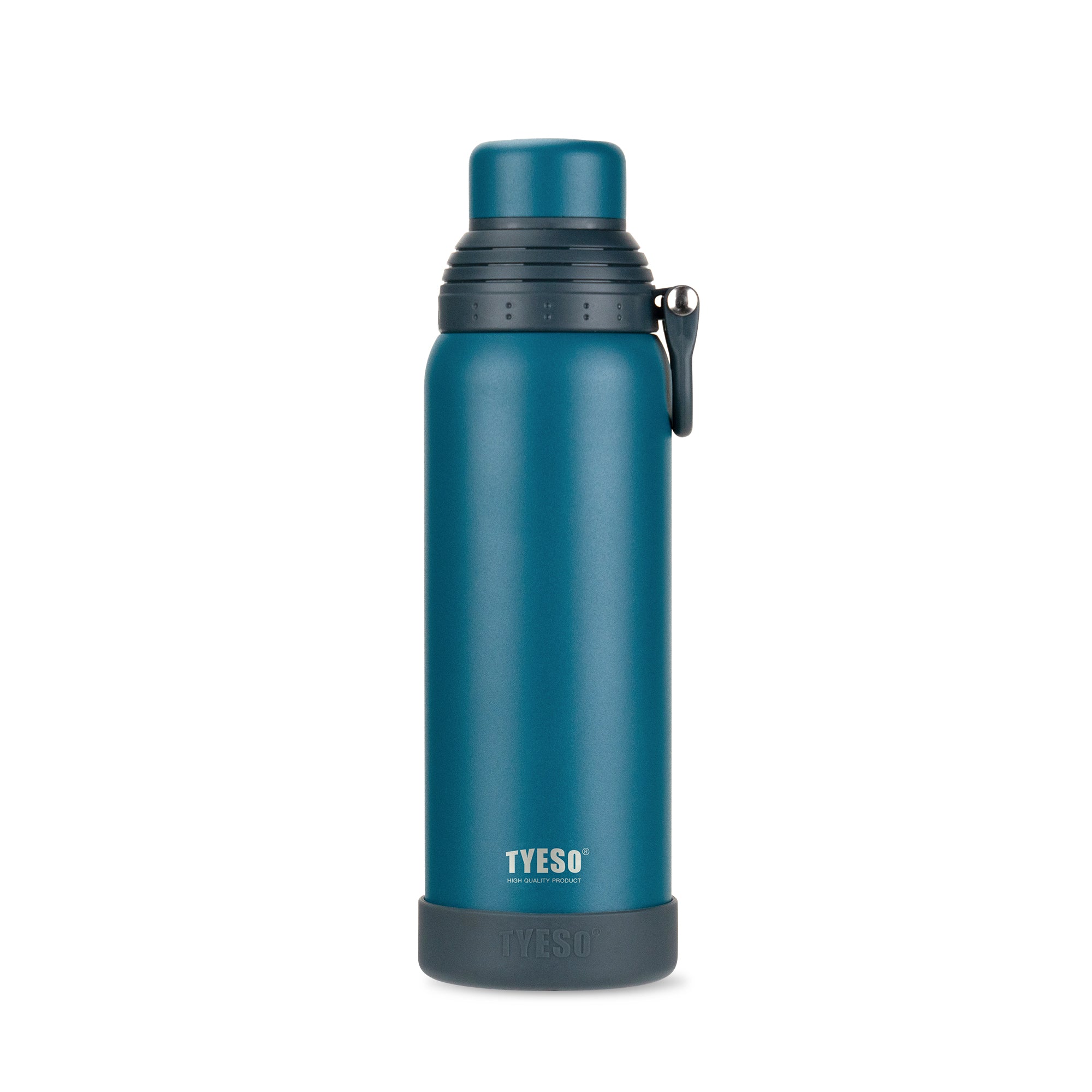 Botol Air Dua Penutup dengan Pemegang dan But Silikon
