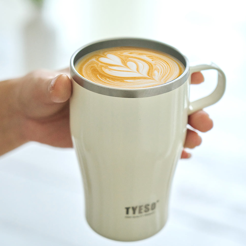 TYESO термокружка BRISK, 400 мл, цвет Белый — Сохраняет температуру