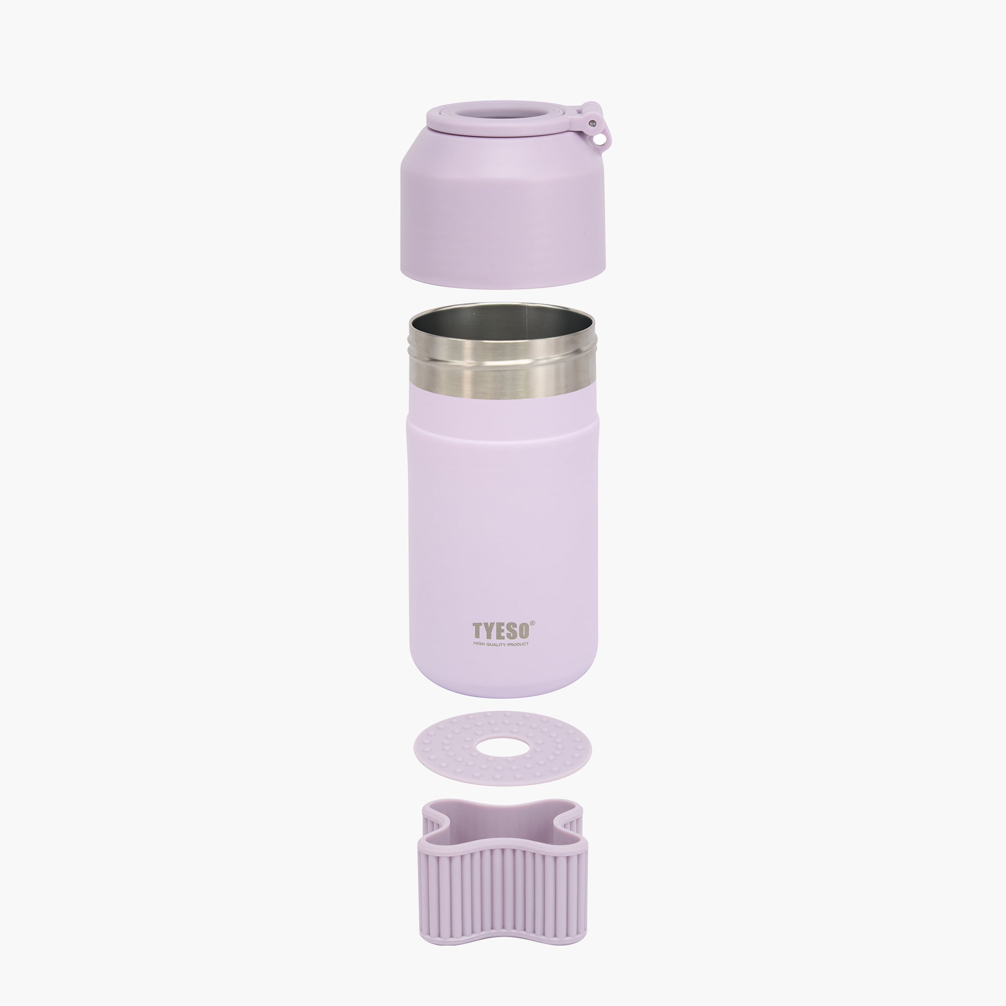 12-23oz(350-680ml) -Tyeso Vacuum Insulated PET Bottle Cooler