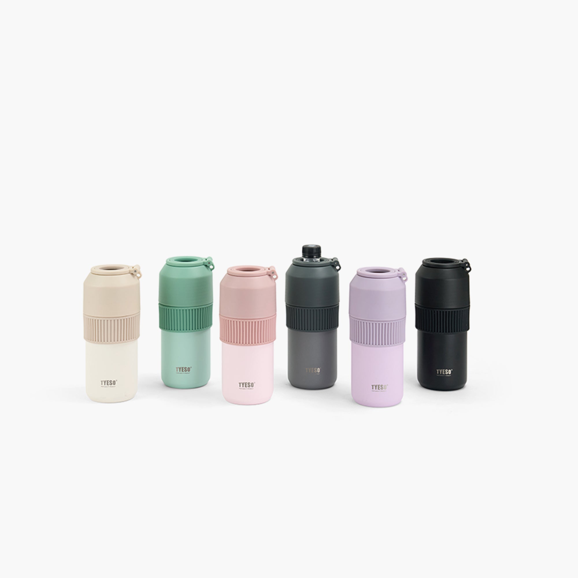 12-23oz(350-680ml) -Tyeso Vacuum Insulated PET Bottle Cooler