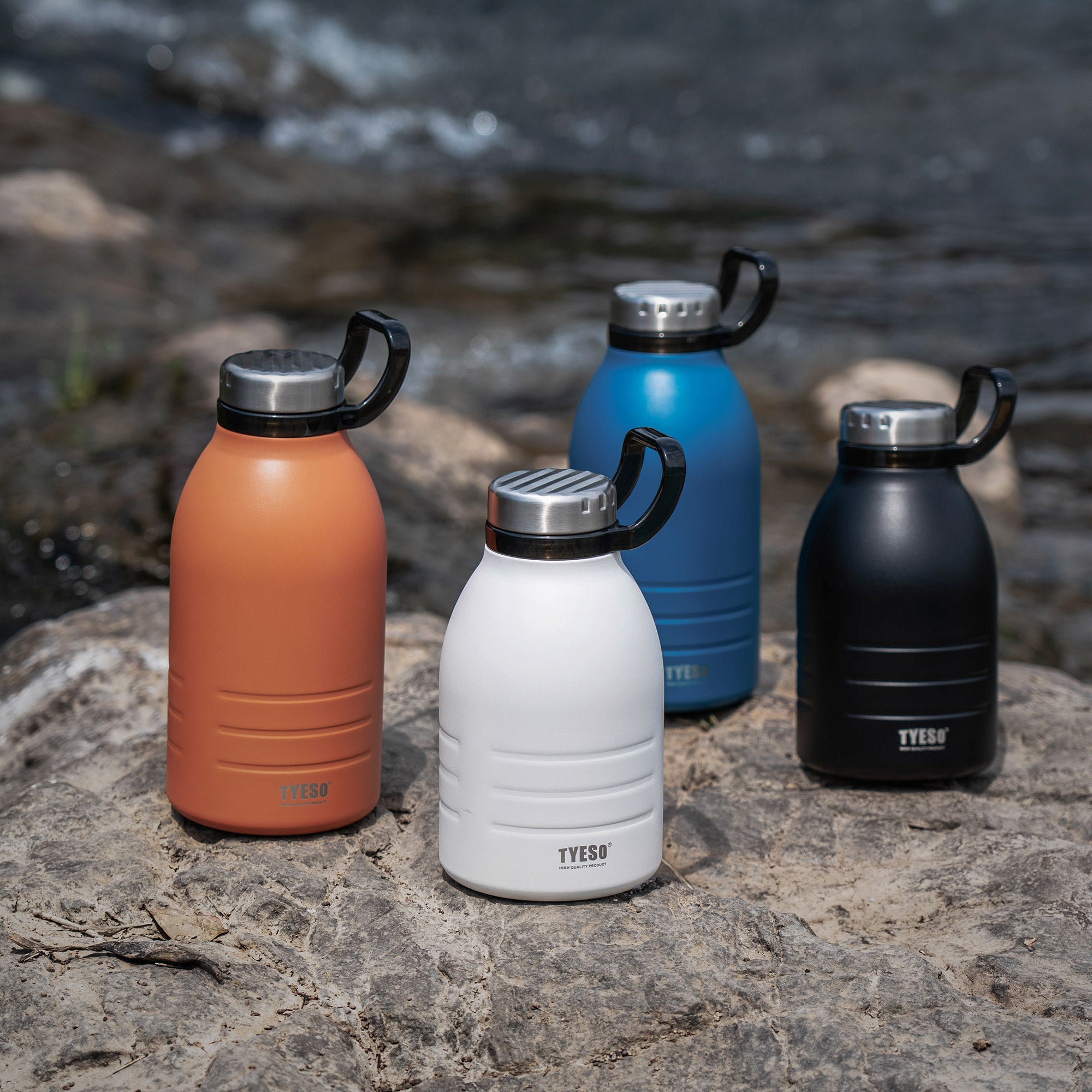 TYESO_Big Capacity Outdoor Bottle with Handle_4 colors