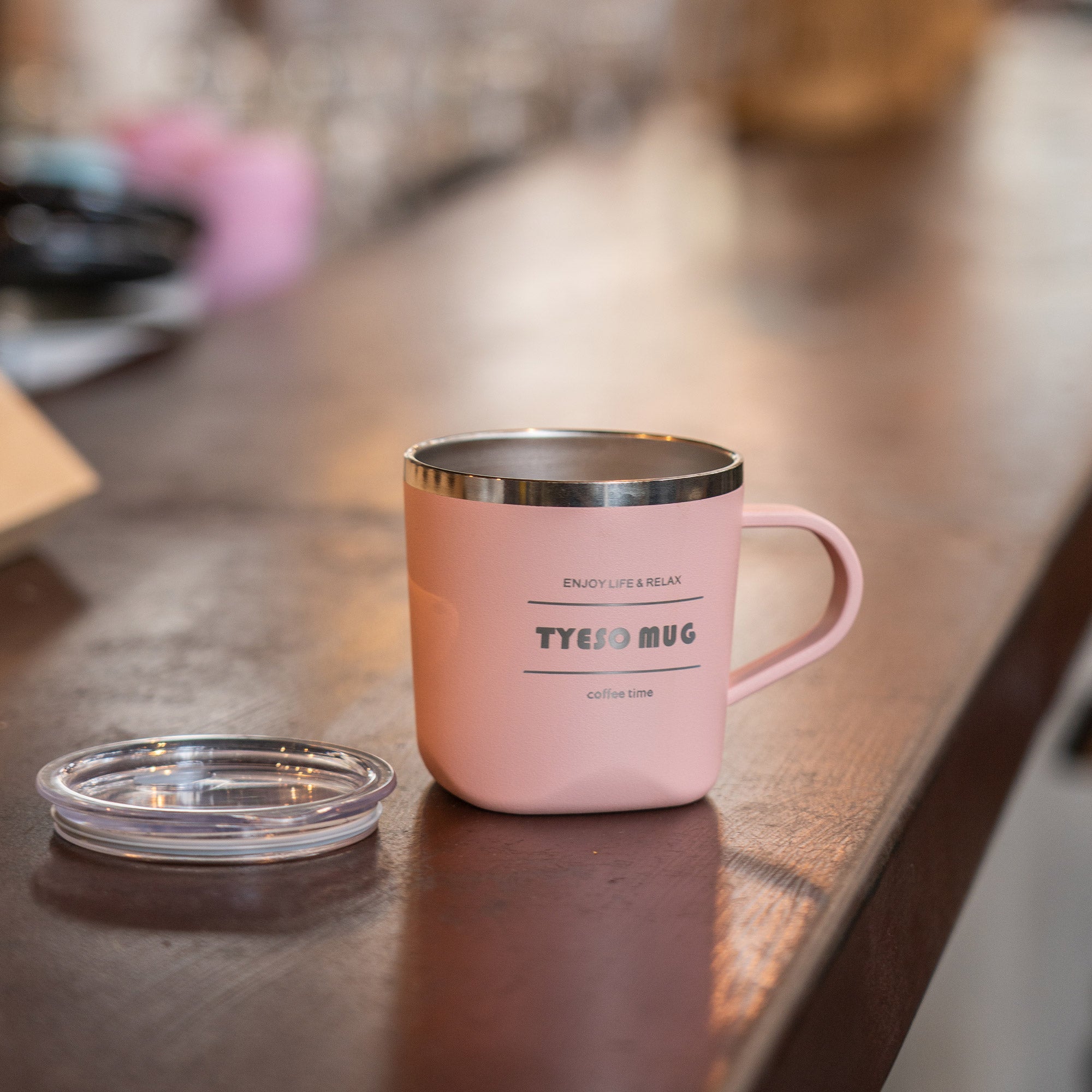 TYESO_Coffee Mug #15_Pink_9OZ without cover