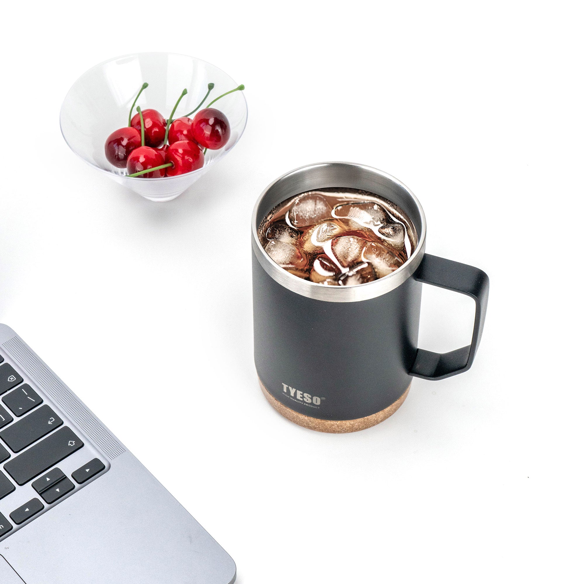 TYESO_Coffee Mug #30_Black_18OZ with coffee