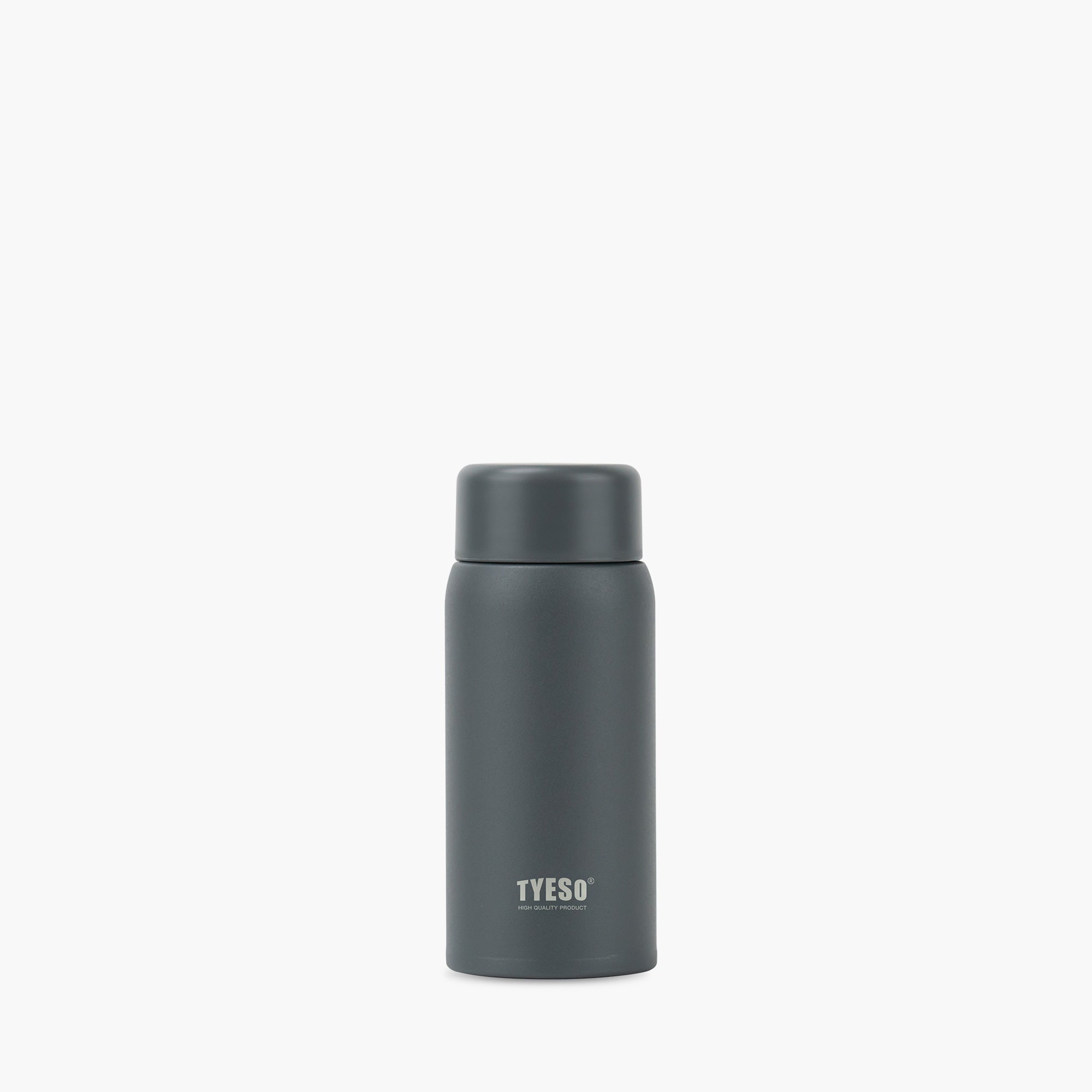 TYESO_Stainless Steel Lightweight Mini Stylish Pocket Bottle_Gray_5OZ