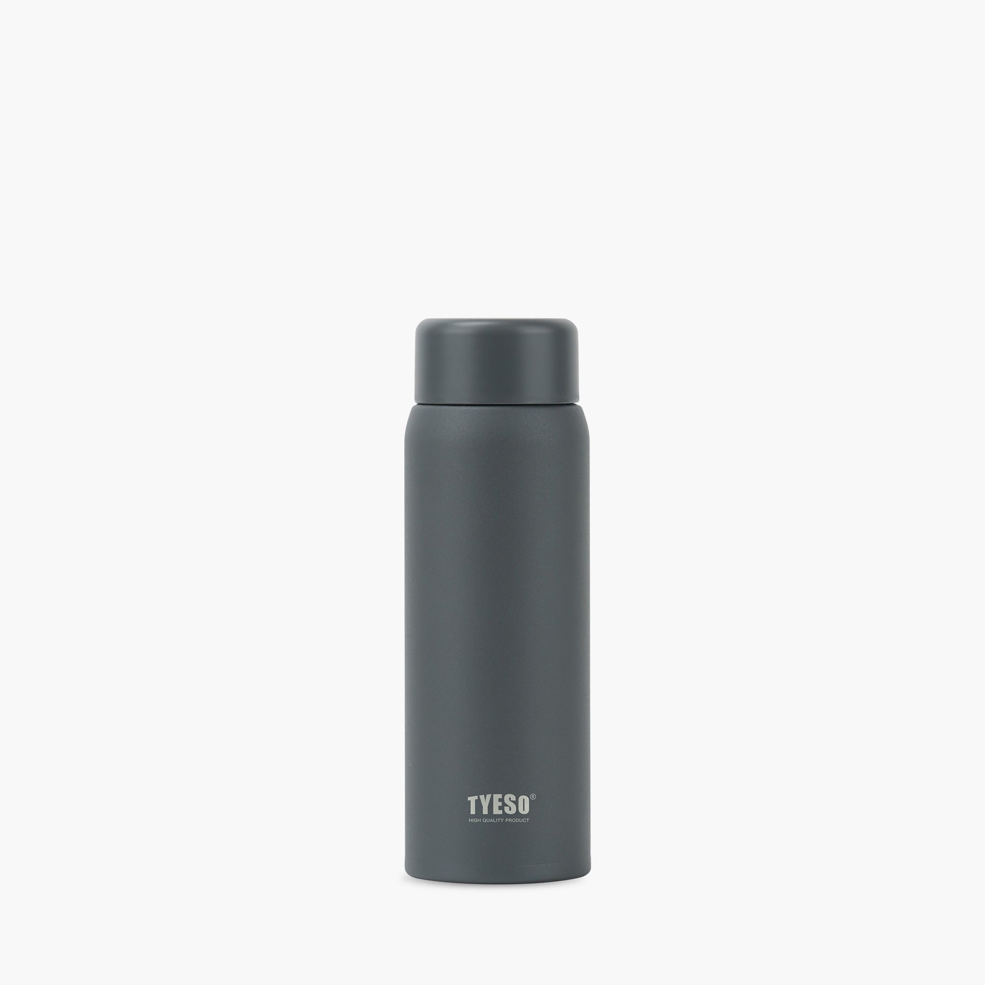 TYESO_Stainless Steel Lightweight Mini Stylish Pocket Bottle_Gray_7OZ