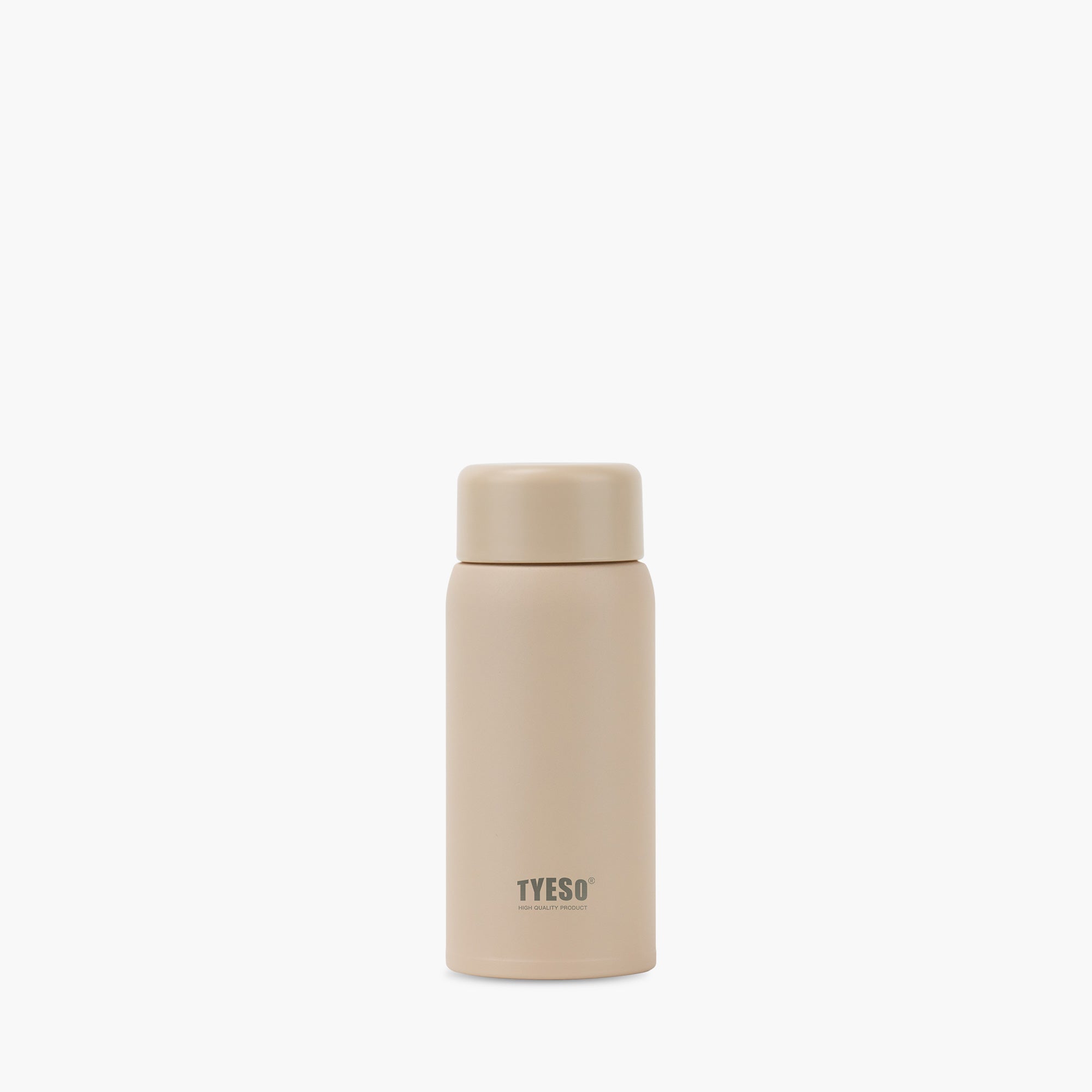 TYESO_Stainless Steel Lightweight Mini Stylish Pocket Bottle_Mocha_5OZ