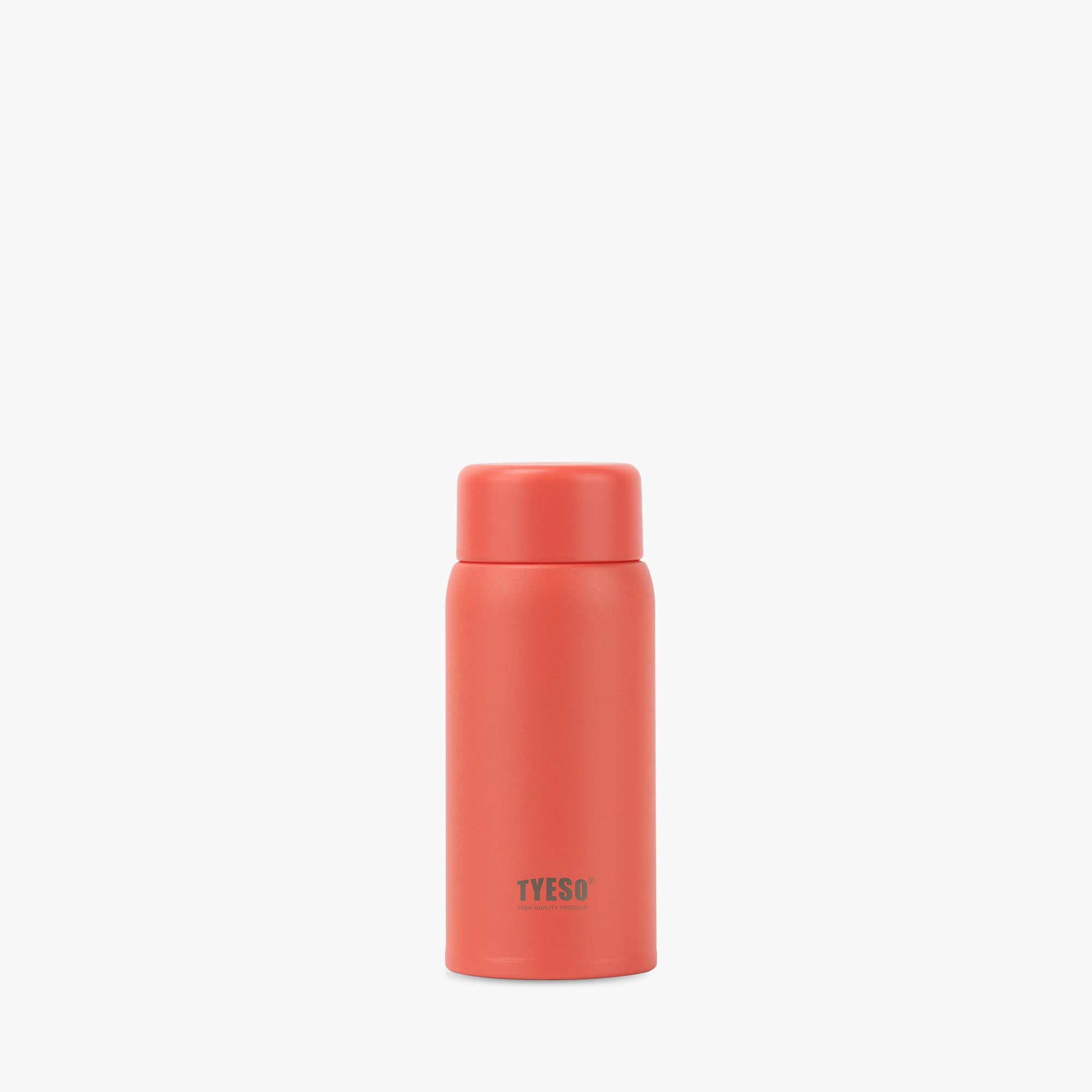 TYESO_Stainless Steel Lightweight Mini Stylish Pocket Bottle_Orange_5OZ