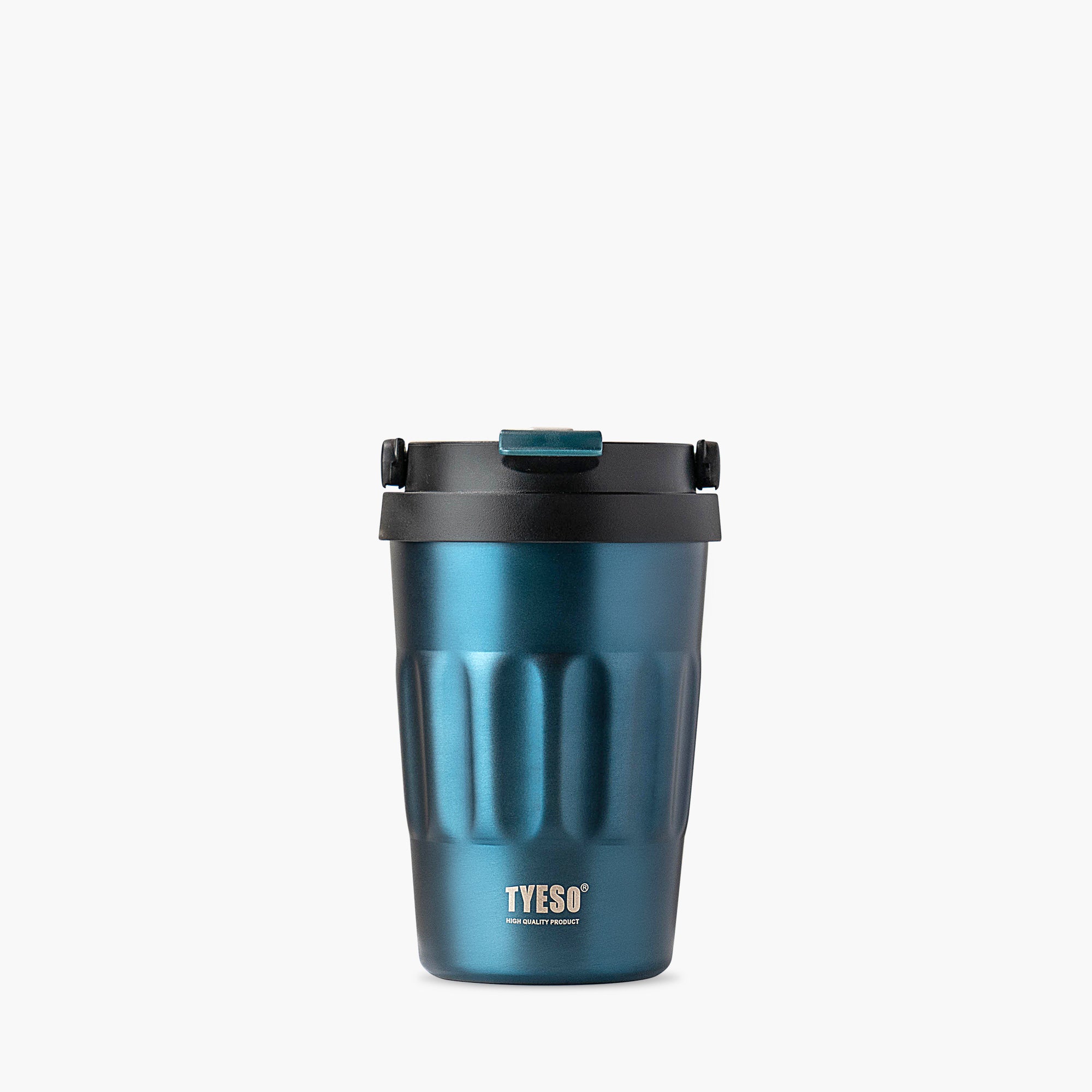 TYESO_Stainless Steel Portable coffee Tumbler 22#_Blue_14oz