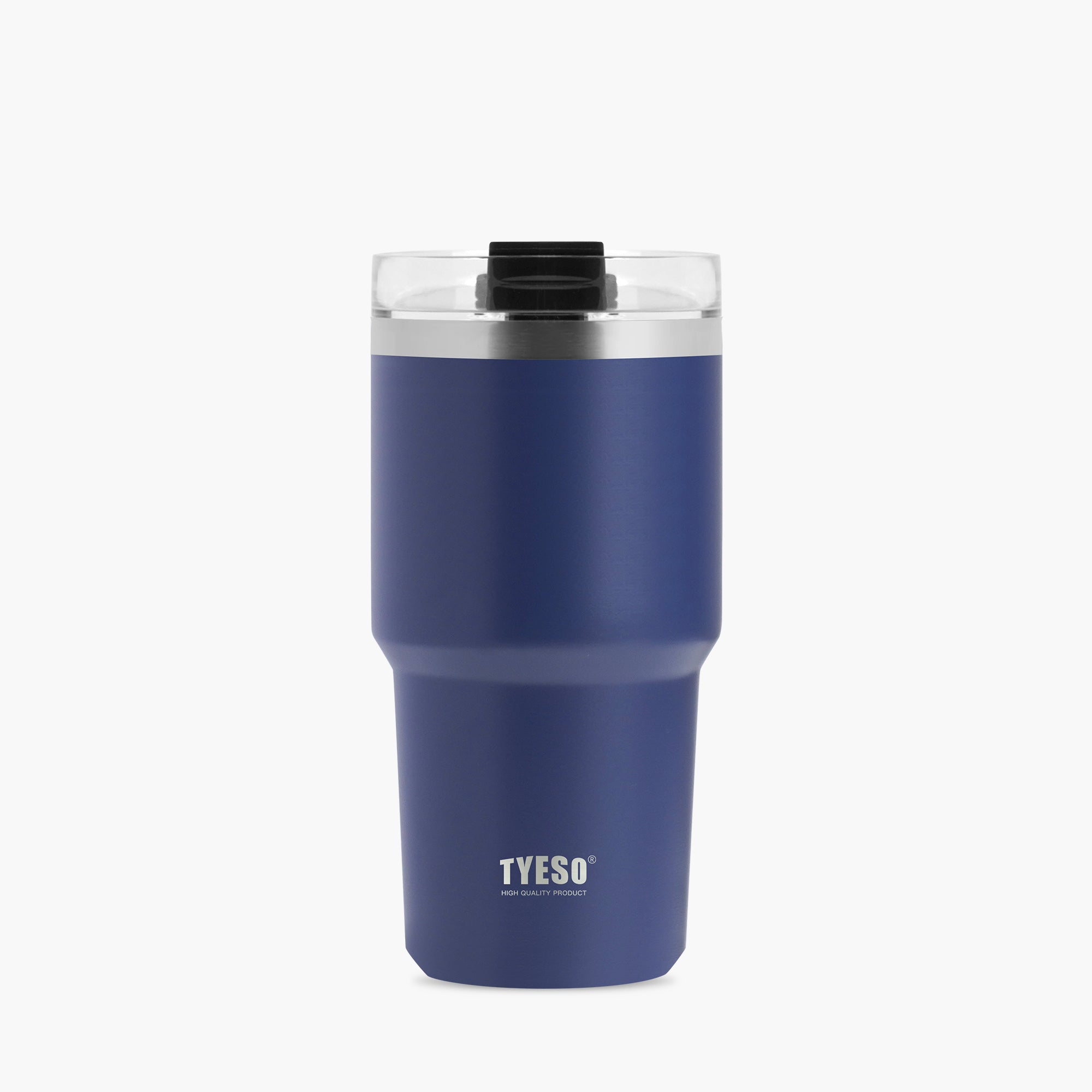 TYESO_Stainless Steel Tumbler with Straw 12_Blue_20oz