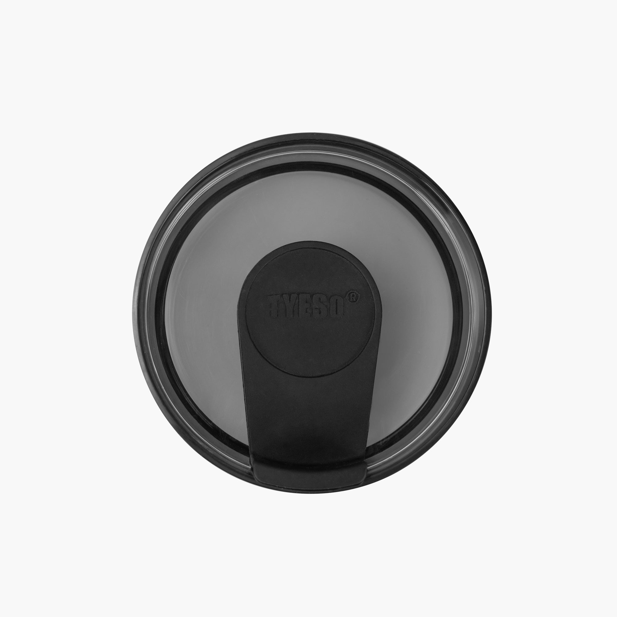 TYESO_Tumbler Lid For Tumbler with Straw 12_Transparent Black