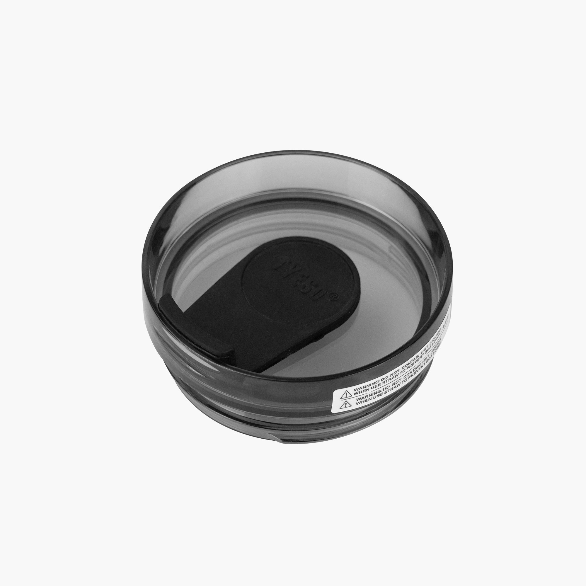 TYESO_Tumbler Lid For Tumbler with Straw 12_Transparent Black detail