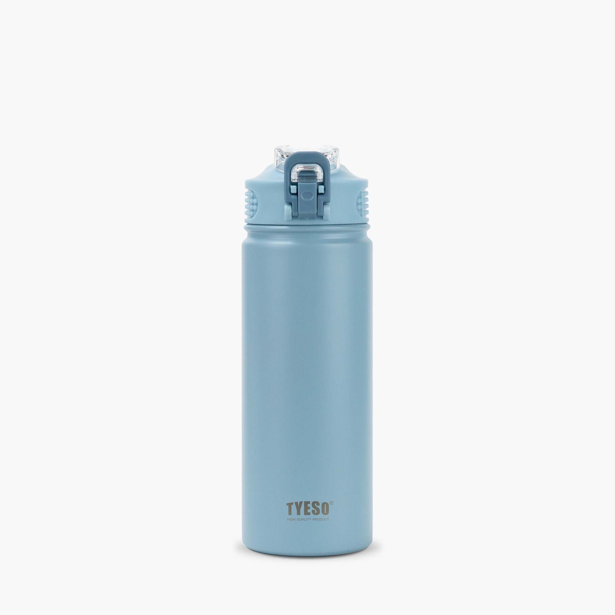TYESO_Wander lockable Stainless Steel Sports Bottle With Straw_Sky Blue_20oz