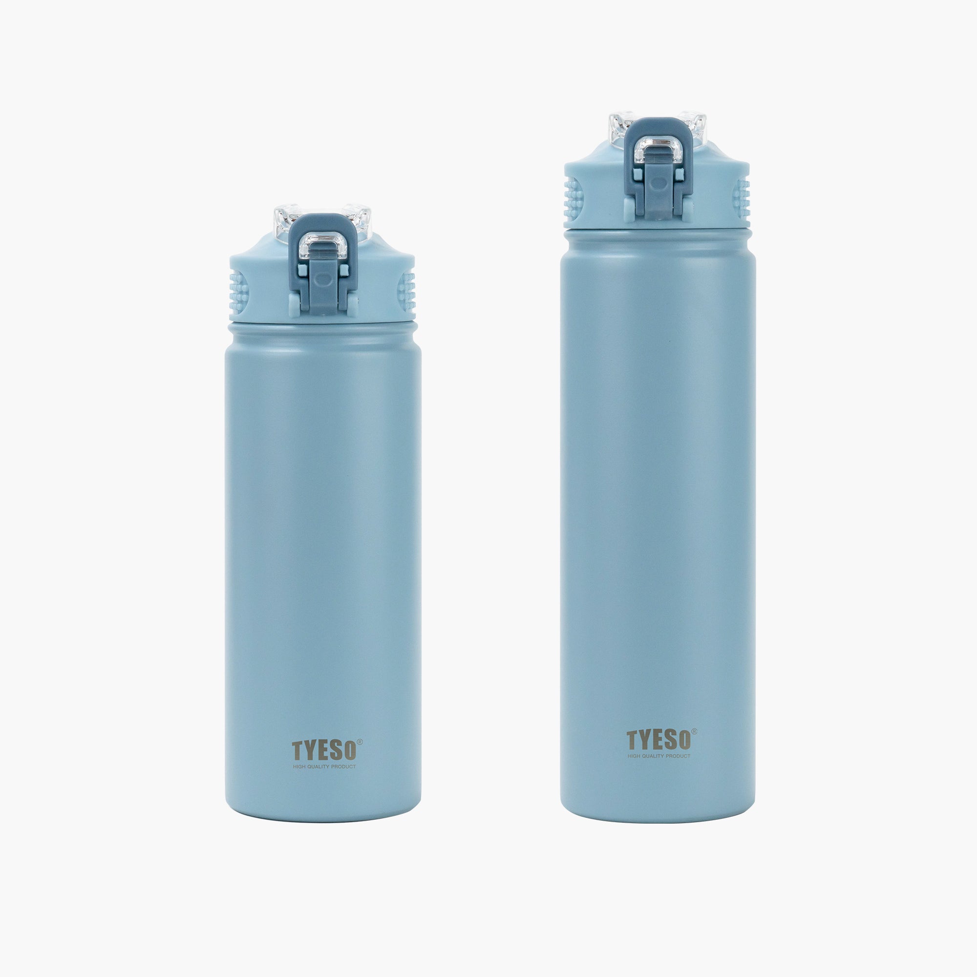 TYESO_Wander lockable Stainless Steel Sports Bottle With Straw_Sky Blue_20oz&25oz