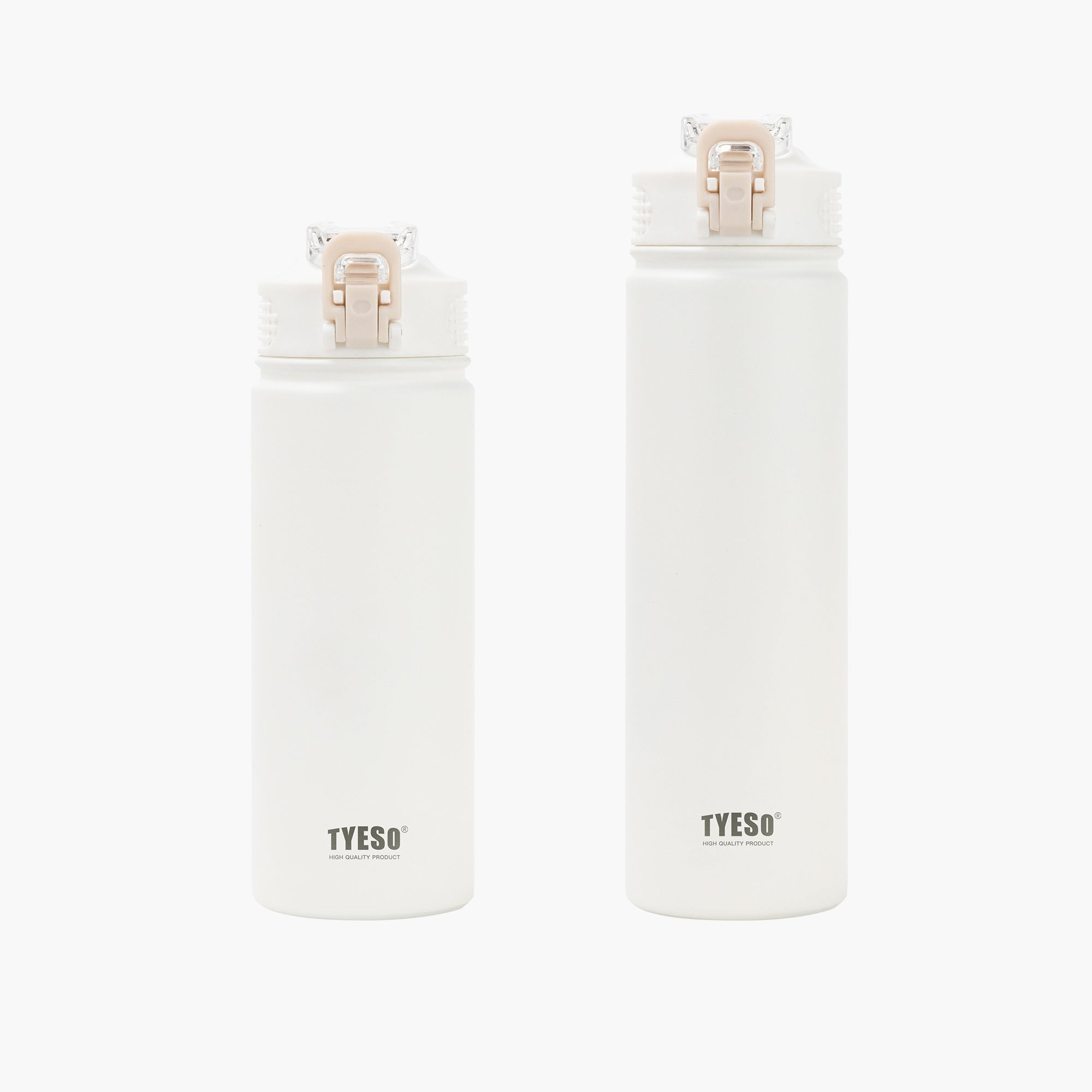 TYESO_Wander lockable Stainless Steel Sports Bottle With Straw_White_20&25OZ