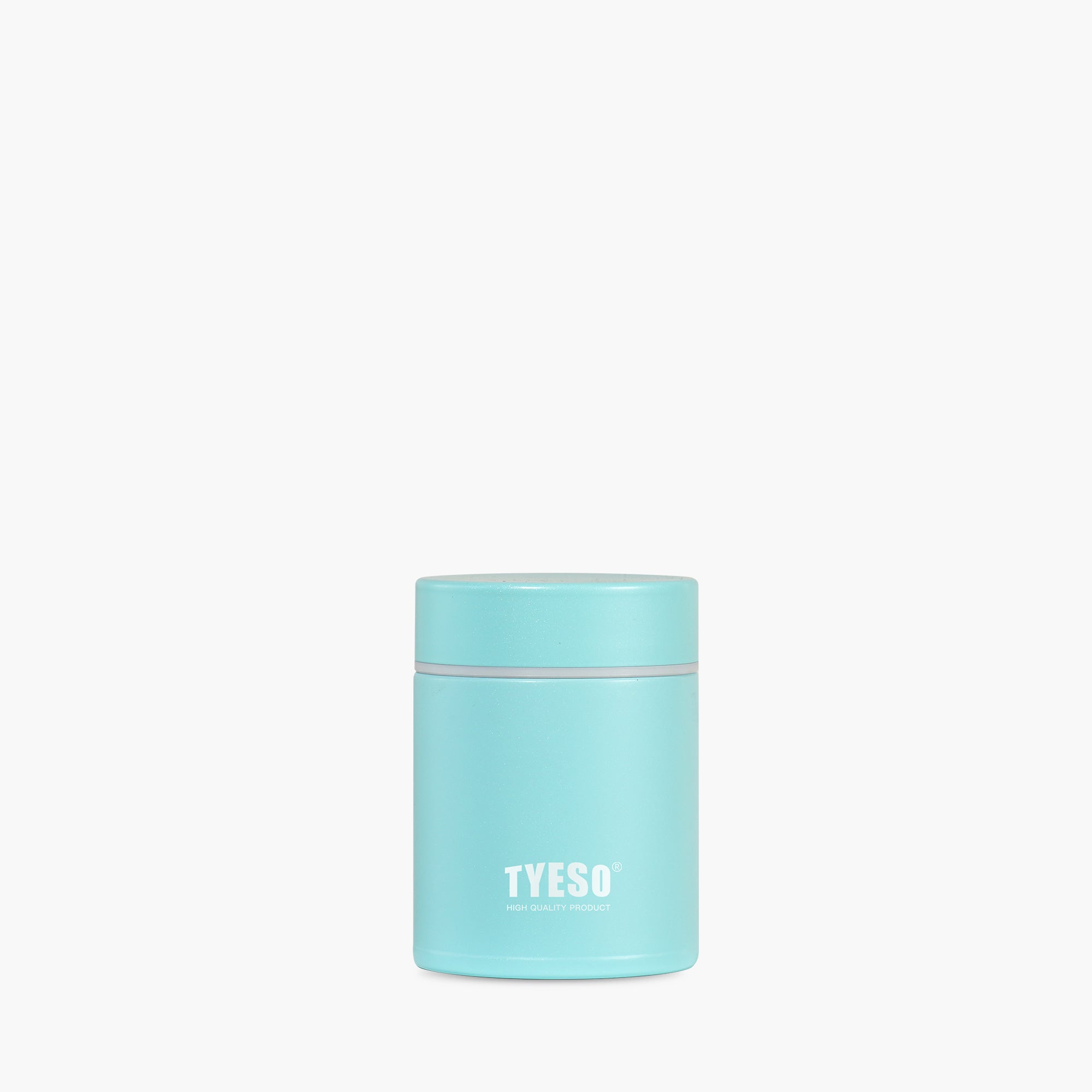 TYESO_small Insulated food jar with mirror electrolysis inside_Blue_7OZ