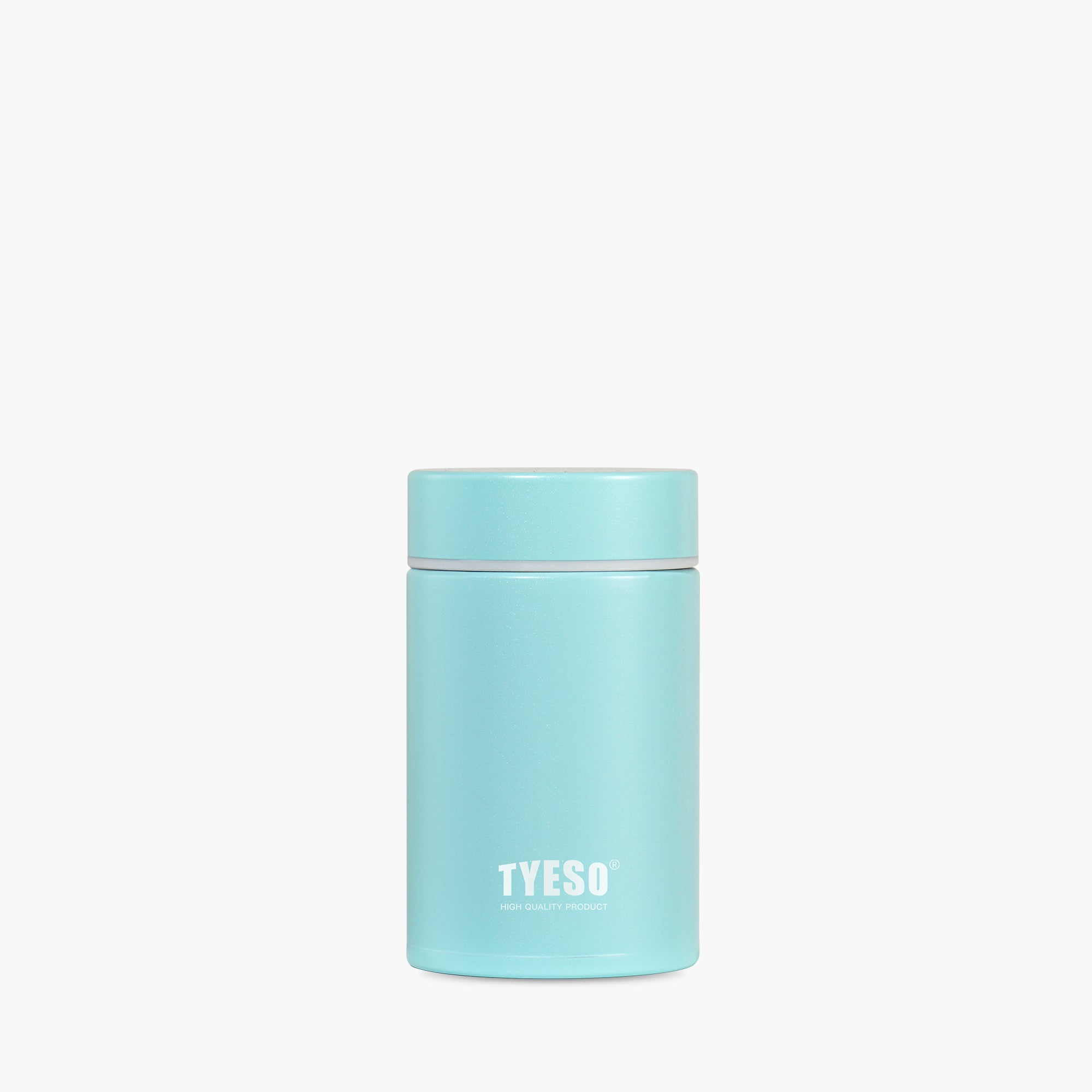 TYESO_small Insulated food jar with mirror electrolysis inside_Blue_9OZ