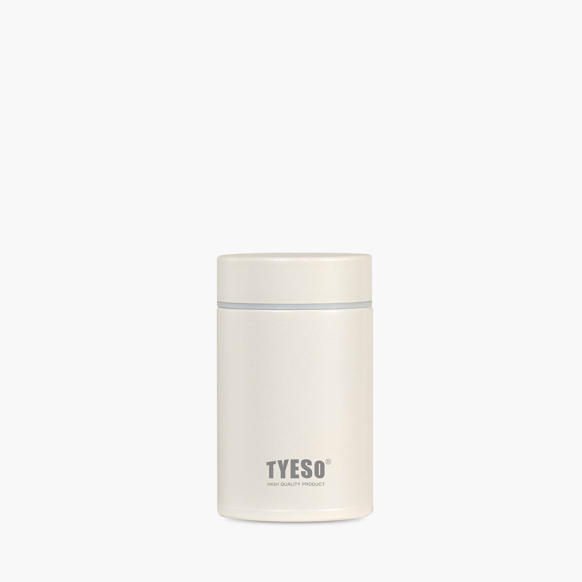TYESO_small Insulated food jar with mirror electrolysis inside_White_9OZ