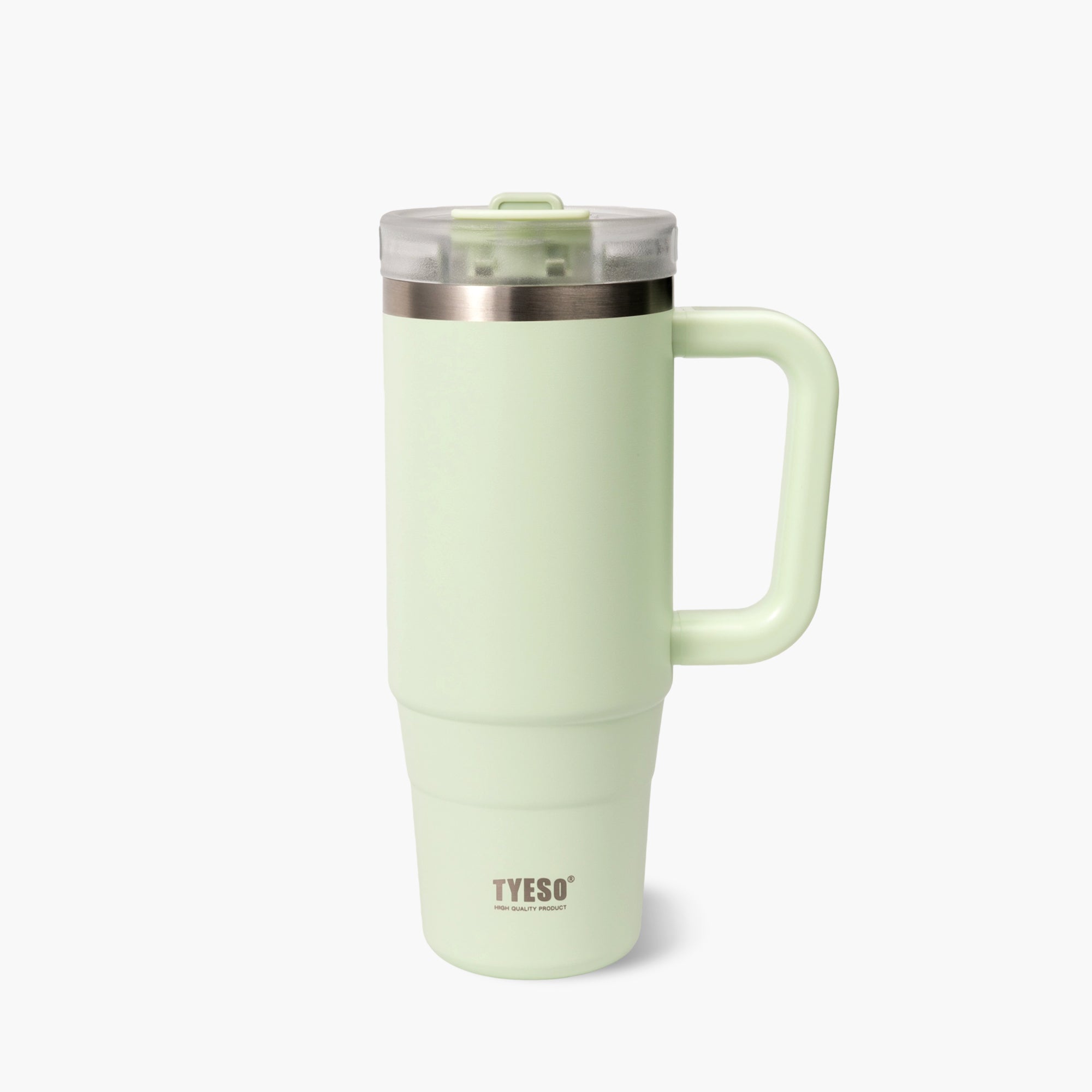 TYESO AURA POP ceramic-coated straw tumbler in Green, 30 oz #color_green