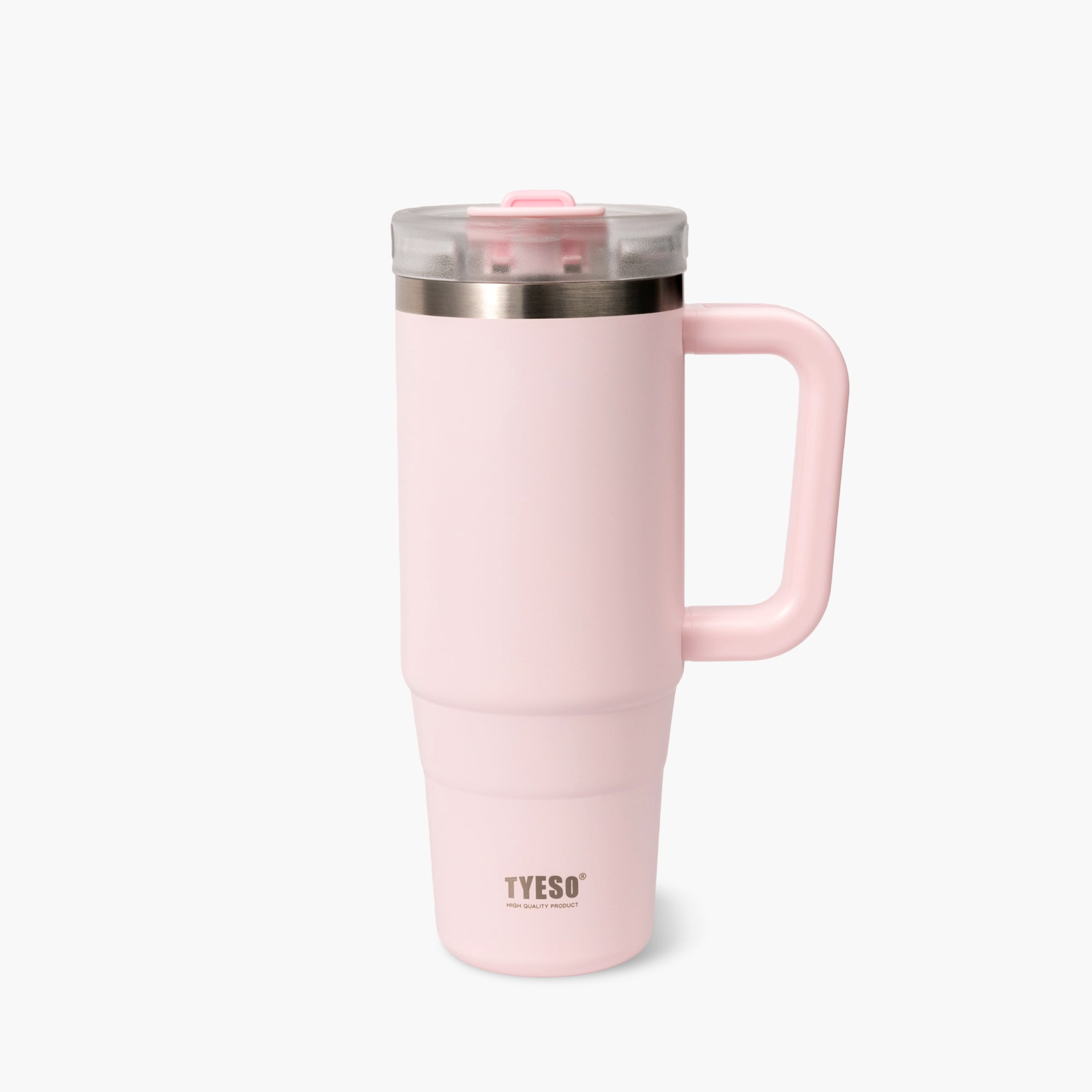 TYESO AURA POP ceramic-coated straw tumbler in Pink, 30 oz #color_pink