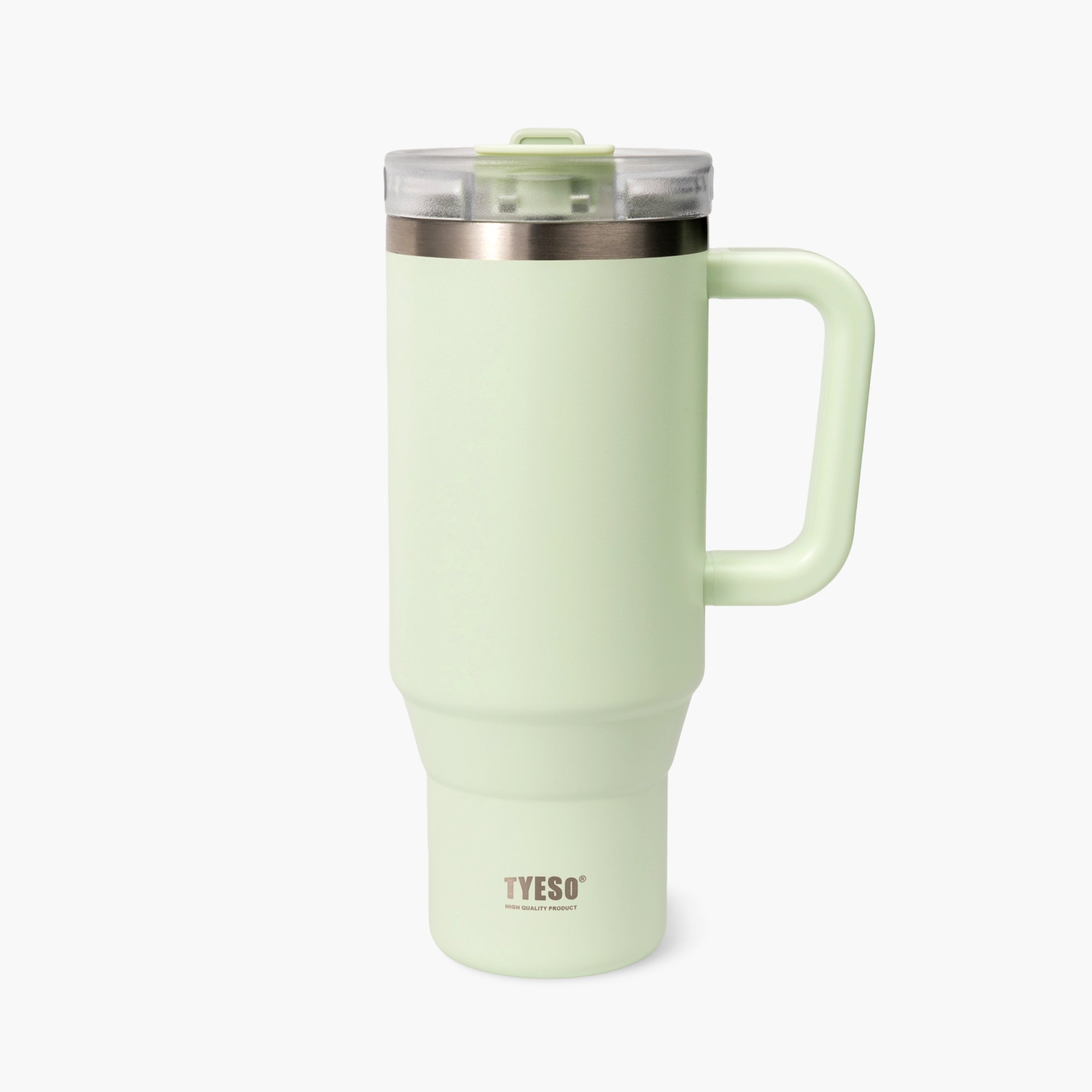 TYESO AURA POP ceramic-coated straw tumbler in Green, 40 oz #color_green
