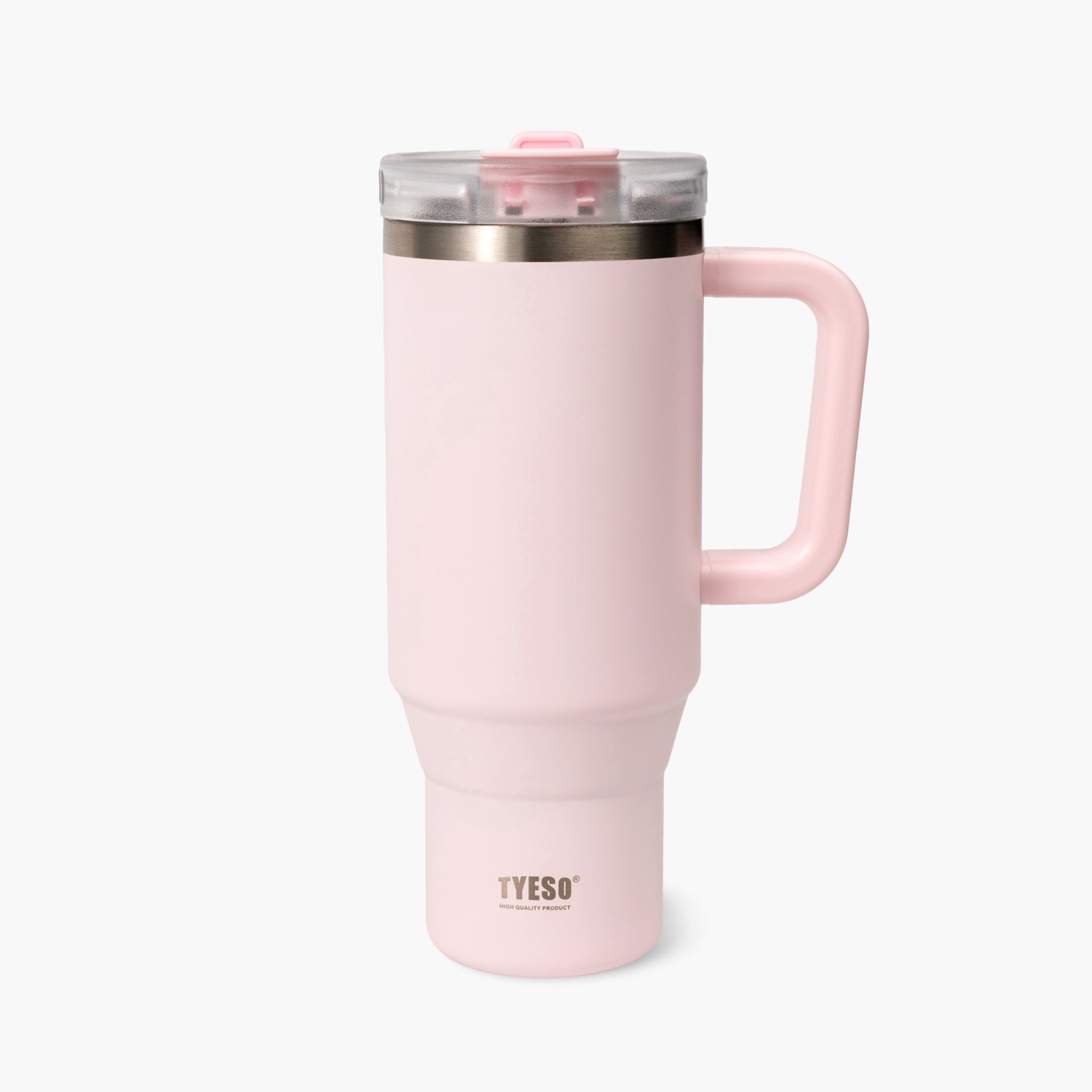 TYESO AURA POP ceramic-coated straw tumbler in Pink, 40 oz #color_pink