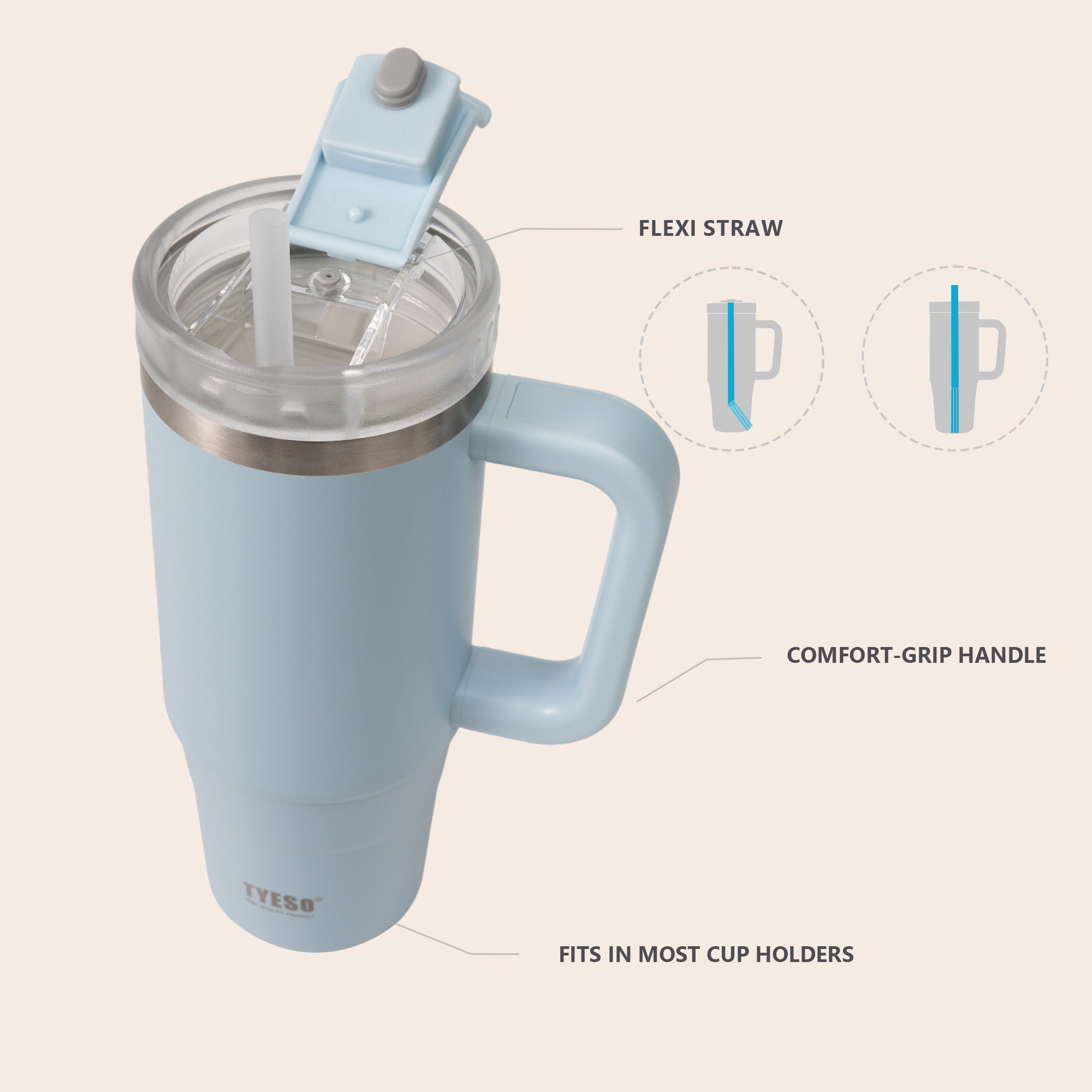AURA POP Tumbler Blue feature highlights #color_blue