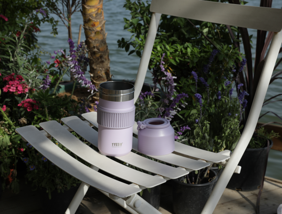 12-23oz(350-680ml) -Tyeso Vacuum Insulated PET Bottle Cooler