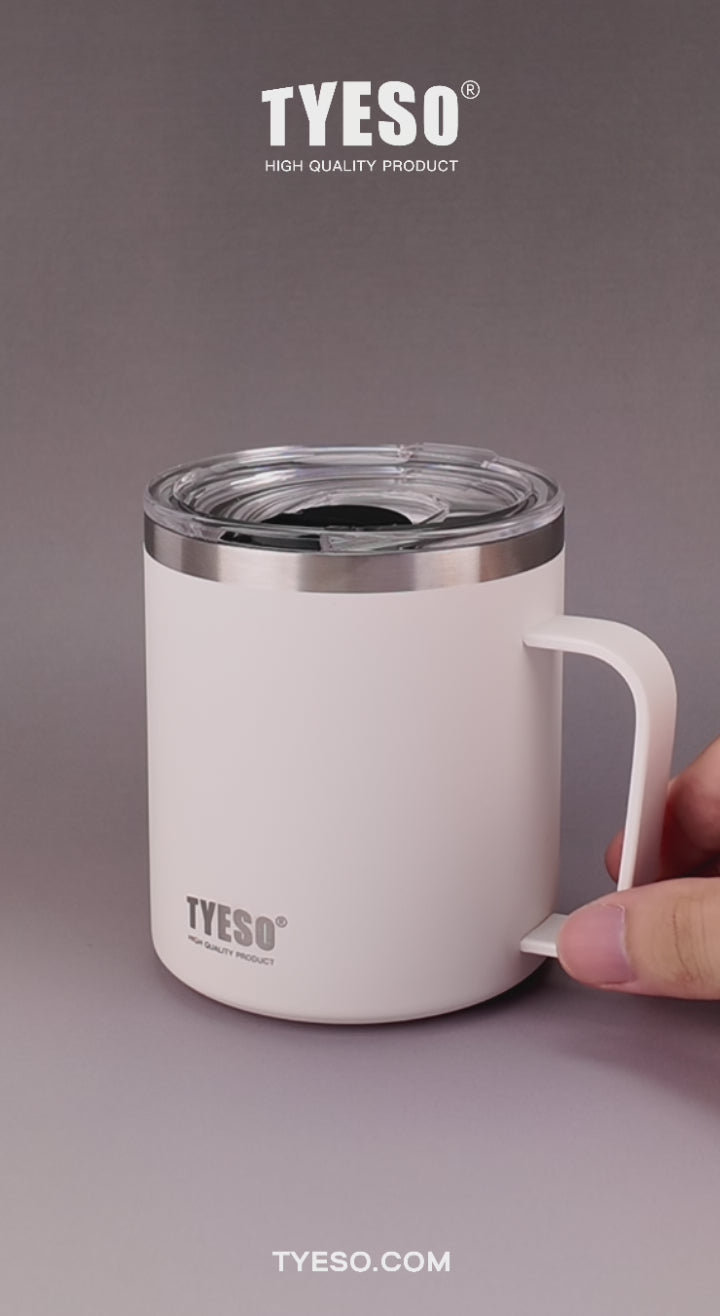 NOOK Insulated Coffee Mug with Handle & Sliding Lid | TYESO