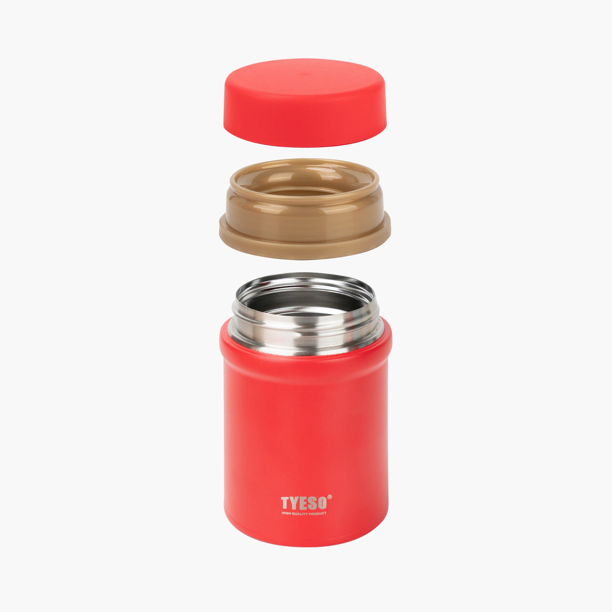 TYESO ARMOR Portable Food Jar in Red, 15 oz #color_red