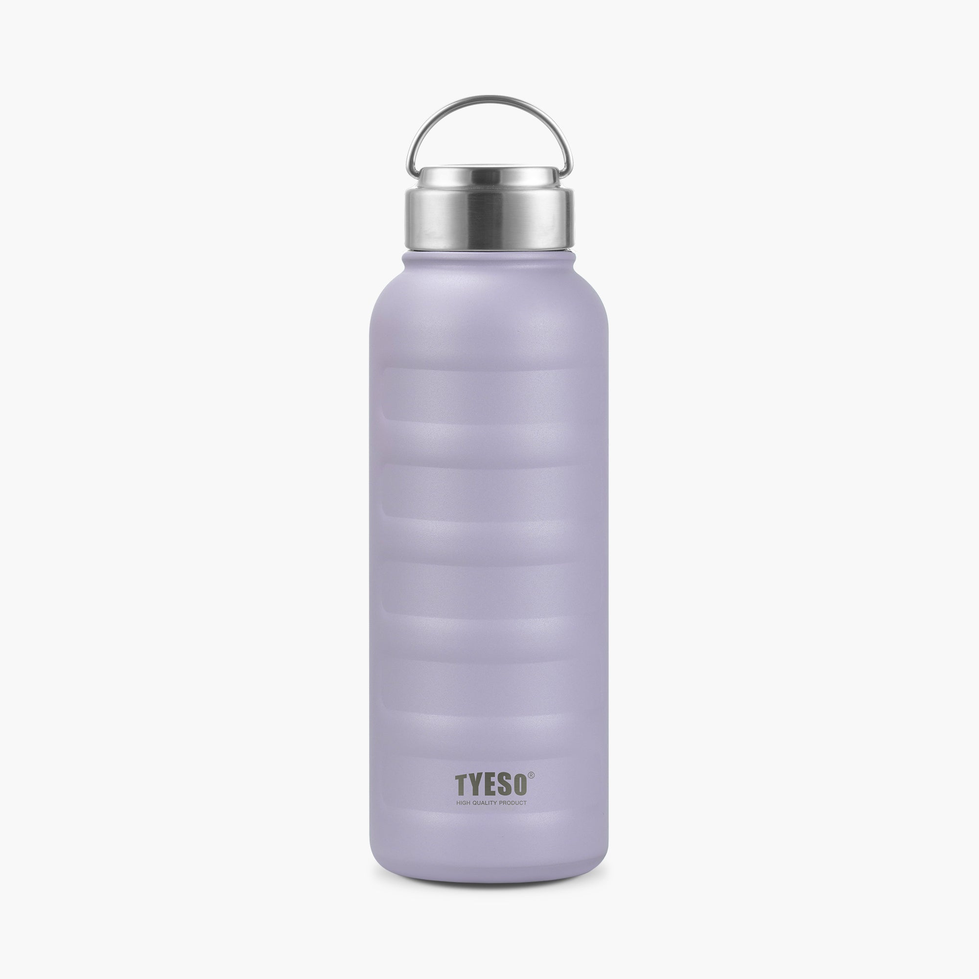 TYESO ASCENT Portable Sports Bottle with lovely shape in Purple, 34 oz – carry handle detail #color_purple