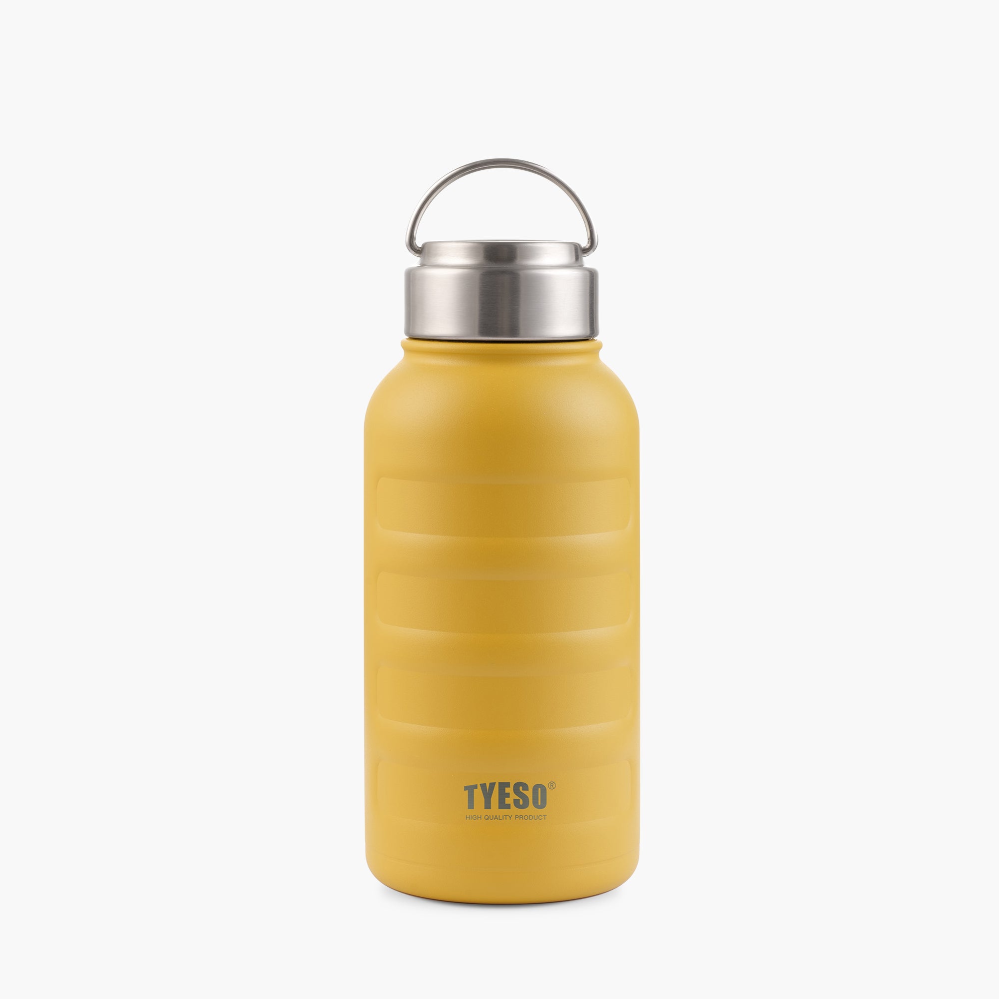 TYESO ASCENT Portable Sports Bottle with lovely shape in Yellow, 25 oz – carry handle detail #color_yellow