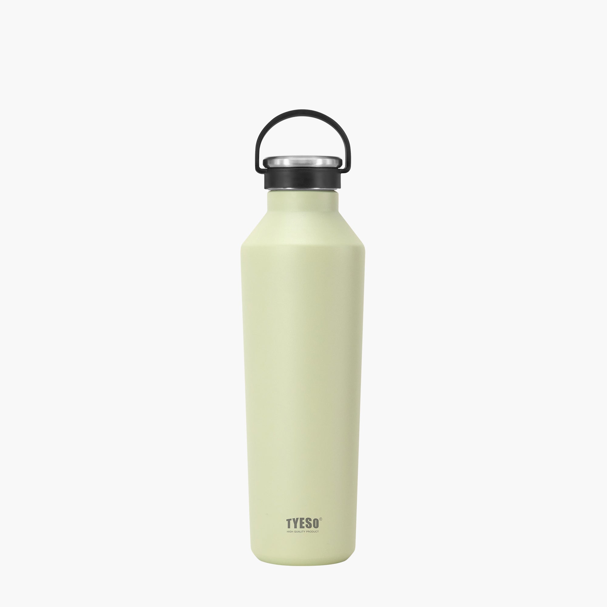 Front view of the khaki 30 oz TYESO BEACON insulated sports water bottle #color_khaki