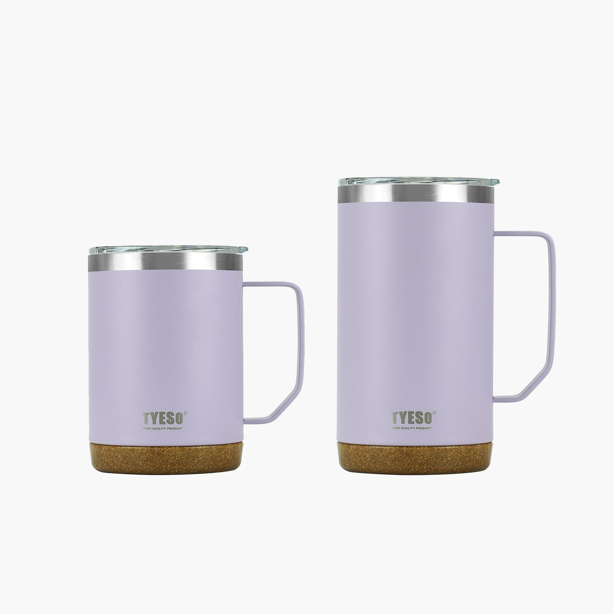 Purple TYESO CASK insulated coffee mugs in 18 oz and 24 oz sizes #color_purple