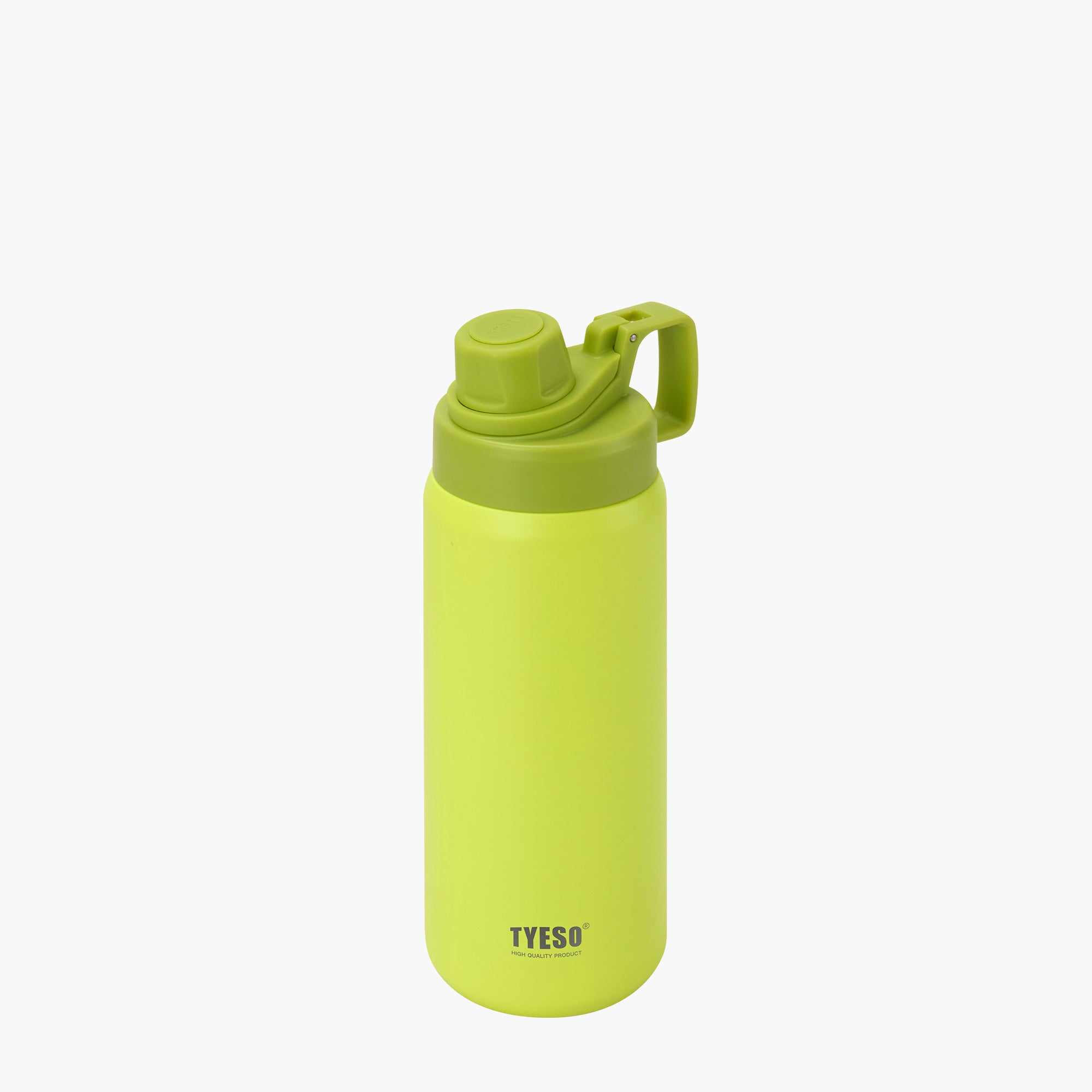 TYESO FIZZ HAZE Sports Bottle with Soft Spout in Green, 25 oz – carry handle detail #color_green