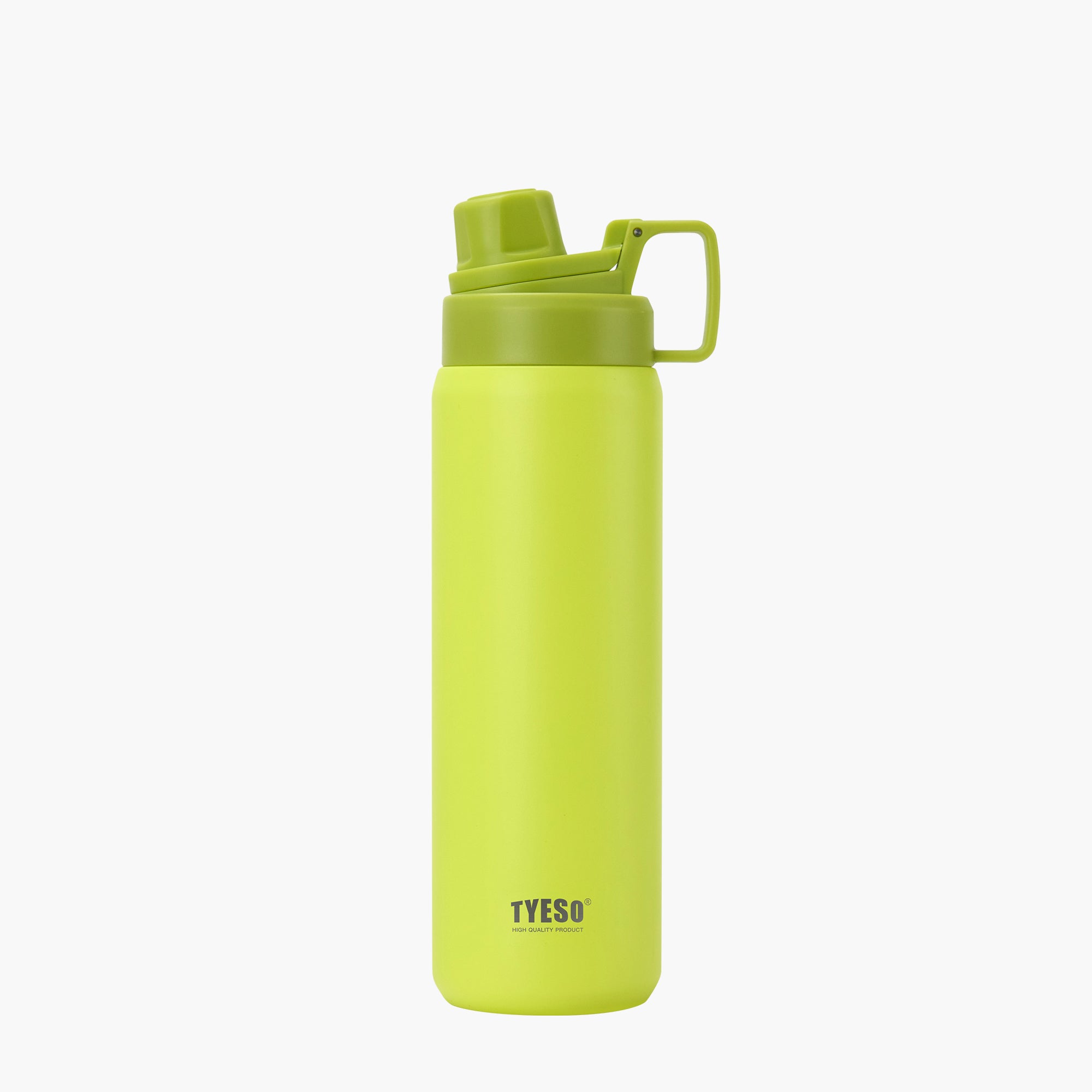 TYESO FIZZ HAZE Sports Bottle with Soft Spout in Green, 30 oz – carry handle detail #color_green