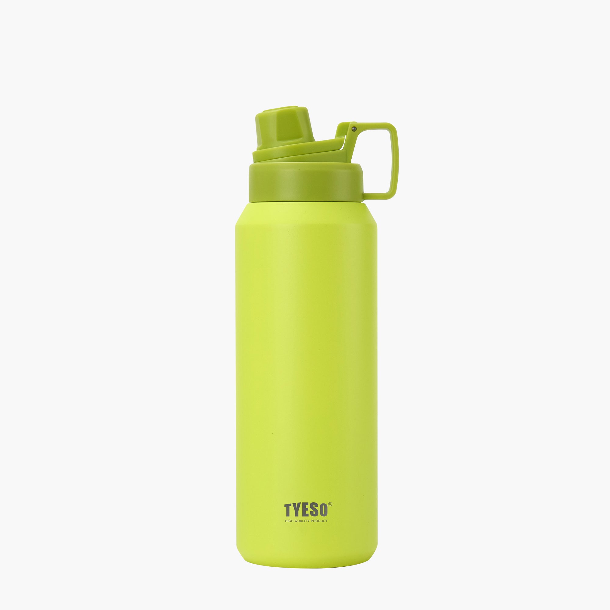 TYESO FIZZ HAZE Sports Bottle with Soft Spout in Green, 40 oz – carry handle detail #color_green