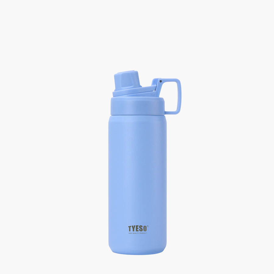 TYESO FIZZ HAZE Sports Bottle with Soft Spout in Violet – carry handle detail #color_violet