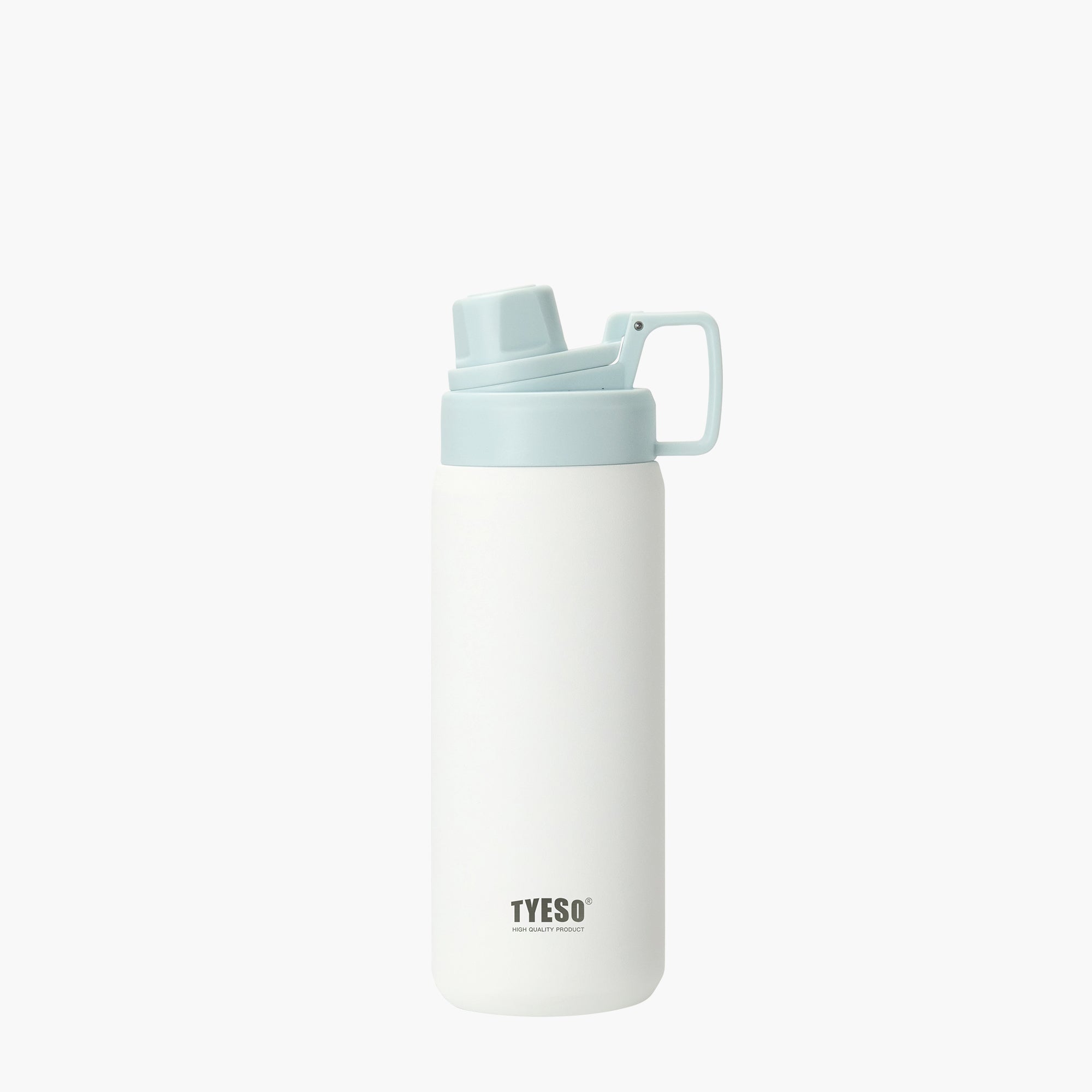TYESO FIZZ HAZE Sports Bottle with Soft Spout in White, 25 oz – carry handle detail #color_white