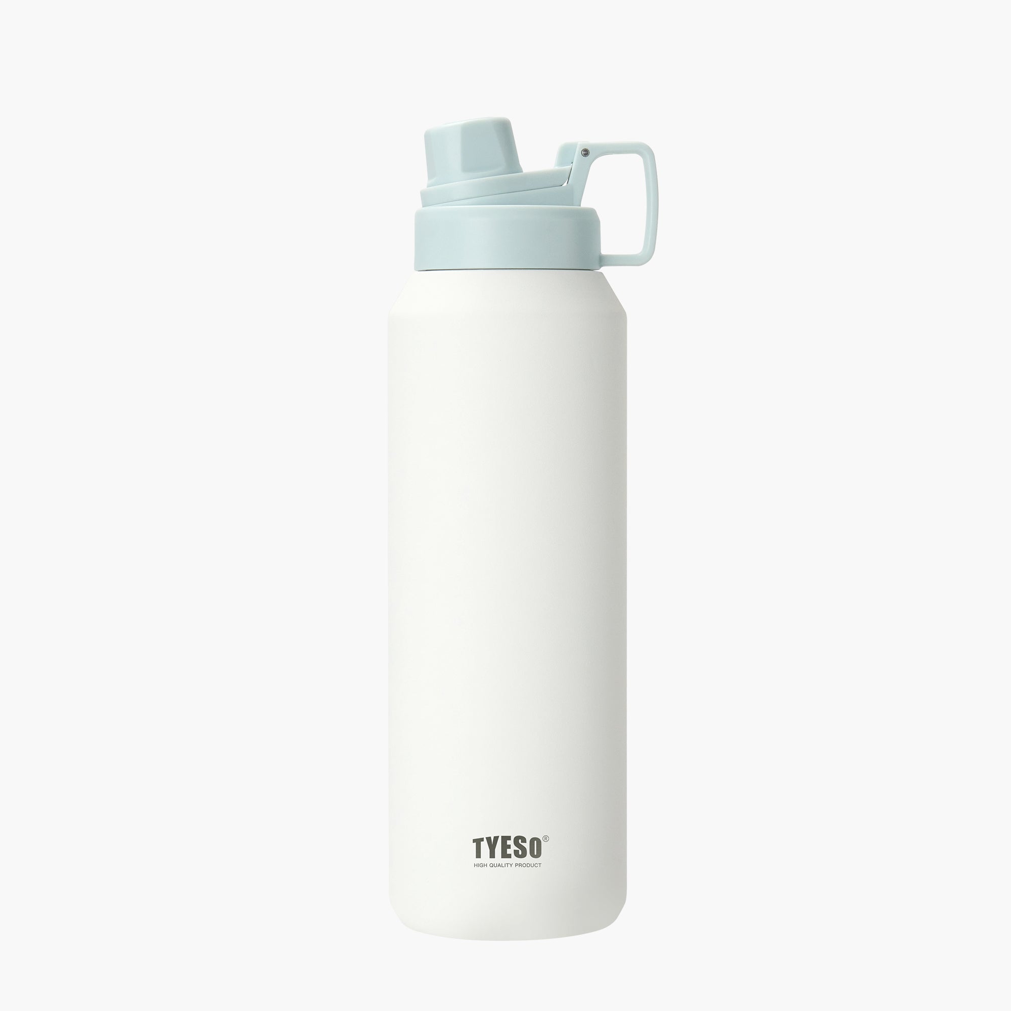TYESO FIZZ HAZE Sports Bottle with Soft Spout in White, 50 oz – carry handle detail #color_white