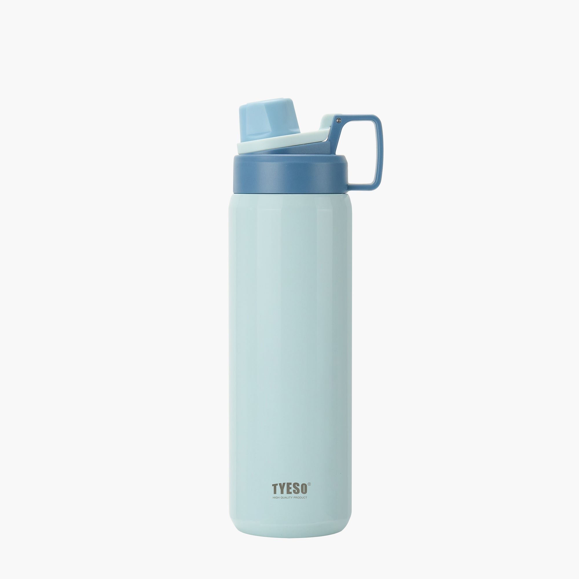 TYESO FIZZ Sports Bottle with Handle in Blue, 30 oz – carry handle detail #color_blue