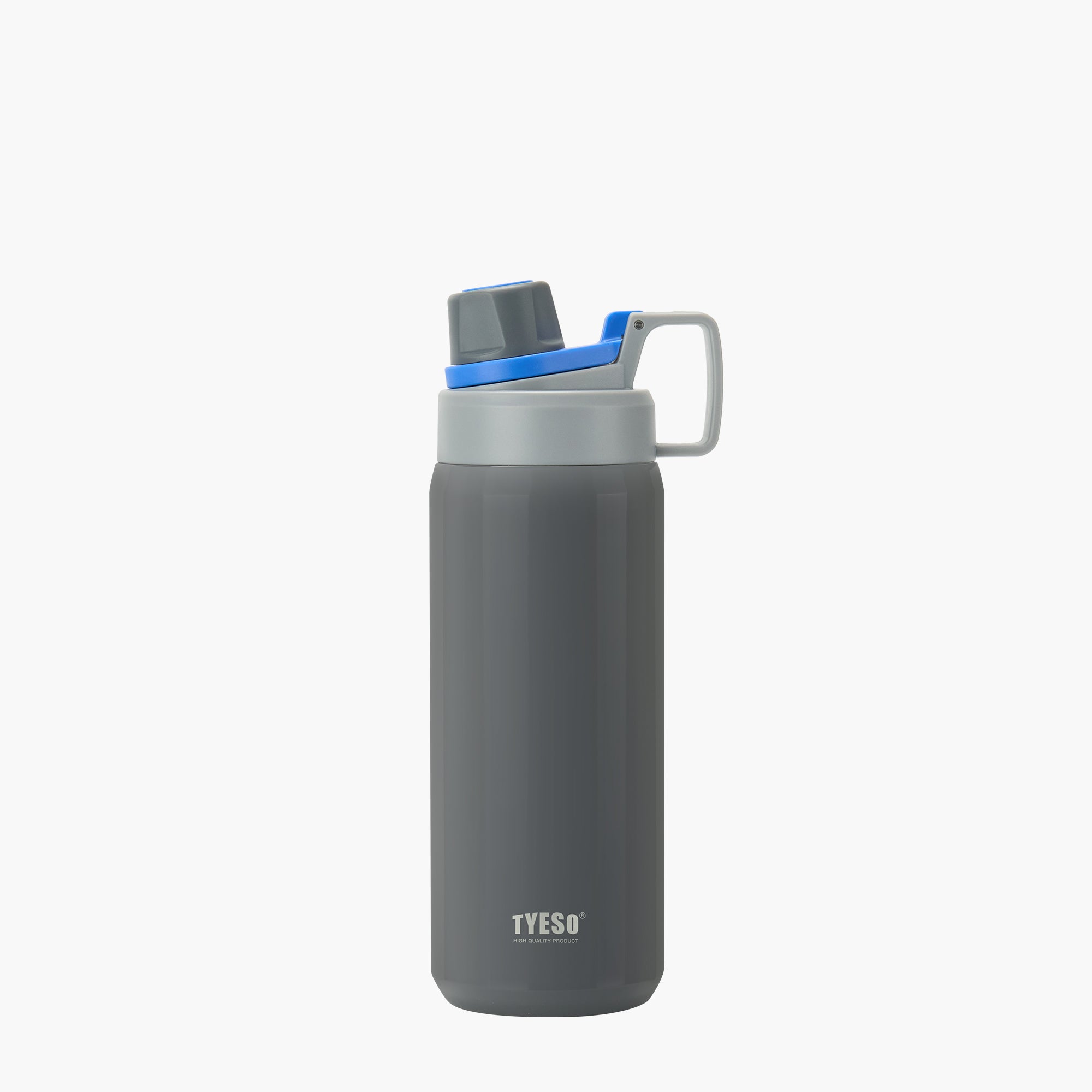 TYESO FIZZ Sports Bottle with Handle in Gray, 25 oz – carry handle detail #color_gray