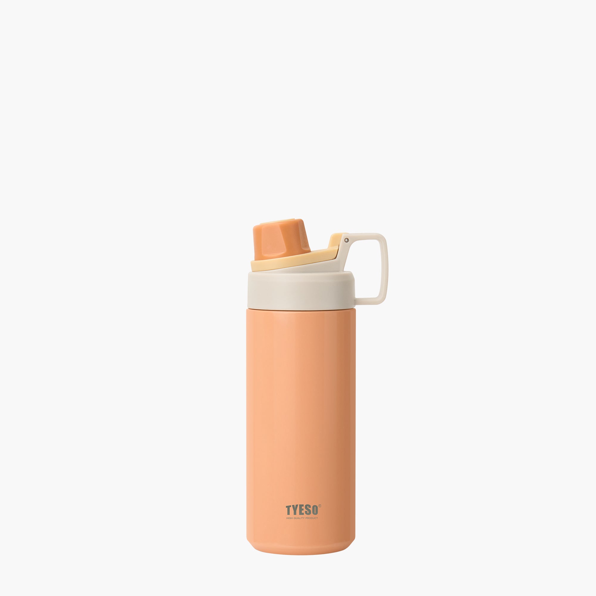 TYESO FIZZ Sports Bottle with Handle in Orange, 20 oz – carry handle detail #color_orange